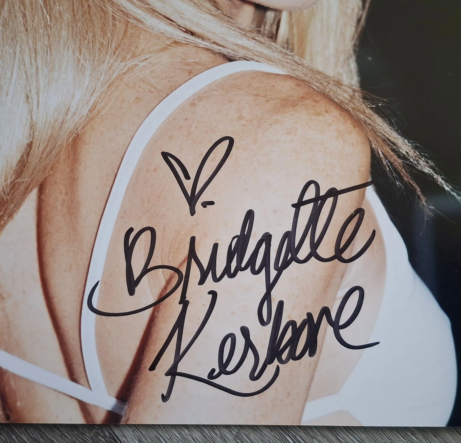 Bridgette Kerkove Signed 8x12" Original PHOTO, image 2