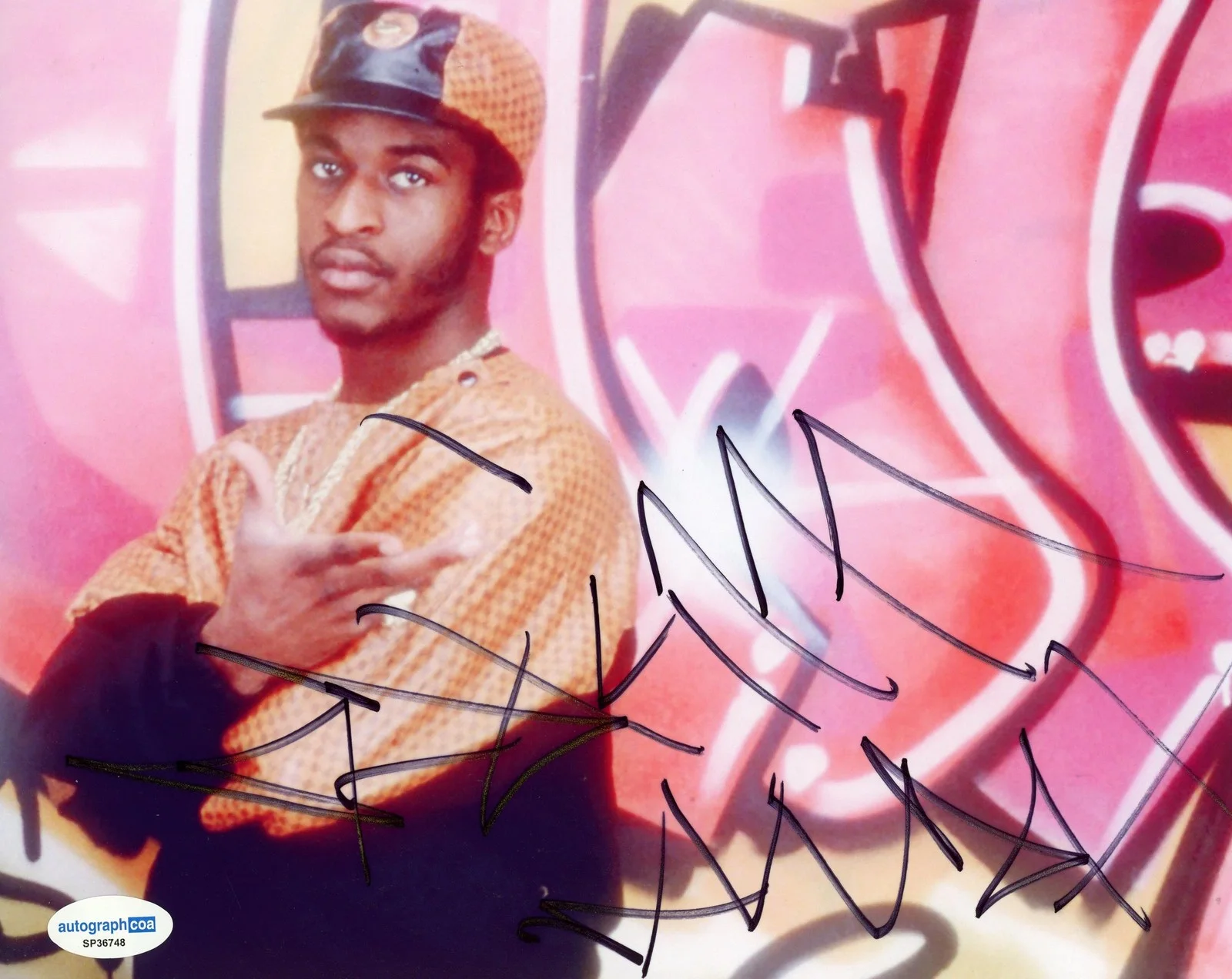 Rakim — Rakim "Paid in Full" Rapper AUTOGRAPH Signed Autographed 8x10 Photo ACOA, image 2