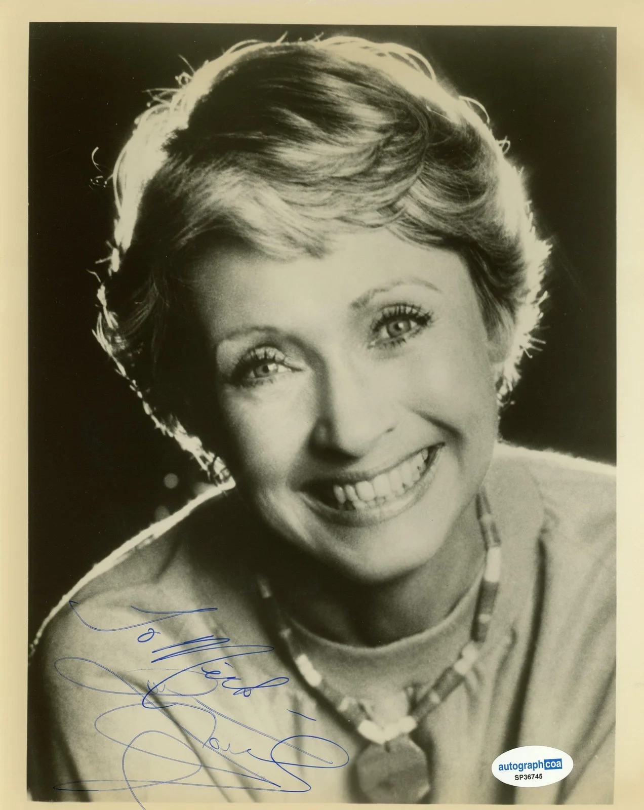 Jane Powell — Jane Powell "Two Weeks with Love" AUTOGRAPH Signed 8x10 Photo 'To Nick' ACOA, изображение 2