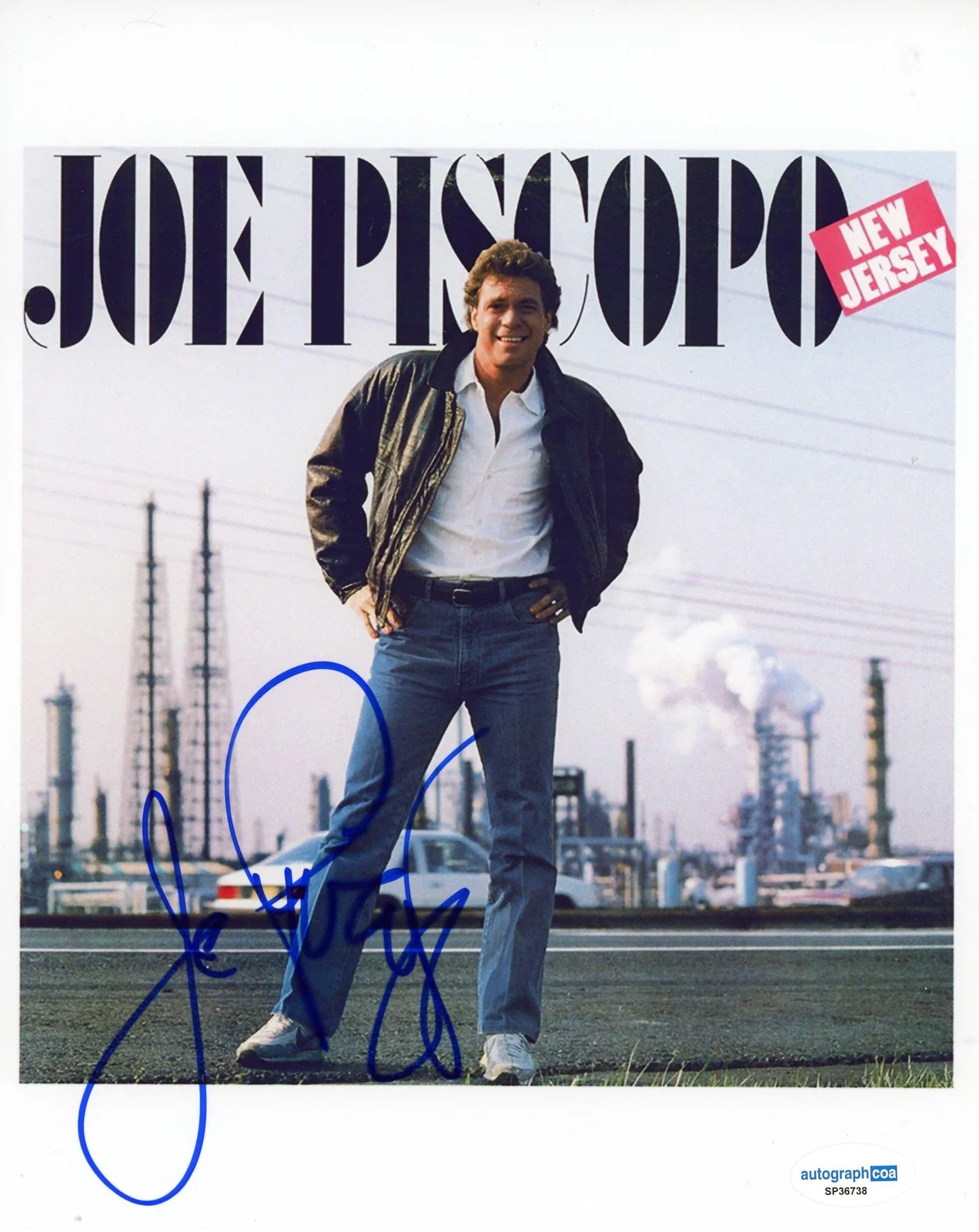 Joe Piscopo — Joe Piscopo "New Jersey" Comedian AUTOGRAPH Signed Comedy SNL 8x10 Photo ACOA, изображение 2
