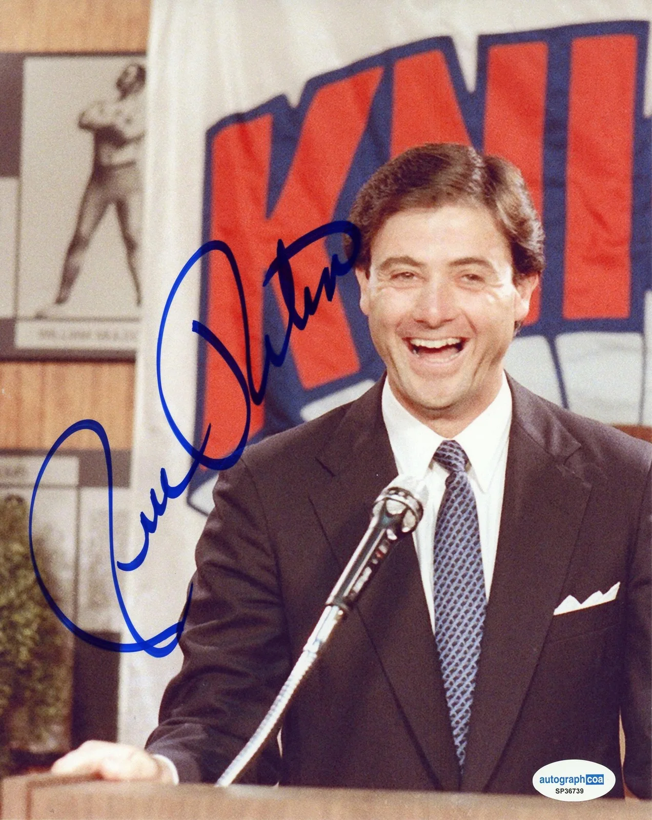 Rick Pitino — Rick Pitino AUTOGRAPH Signed New York Knicks NBA Coach 8x10 Photo ACOA, image 2