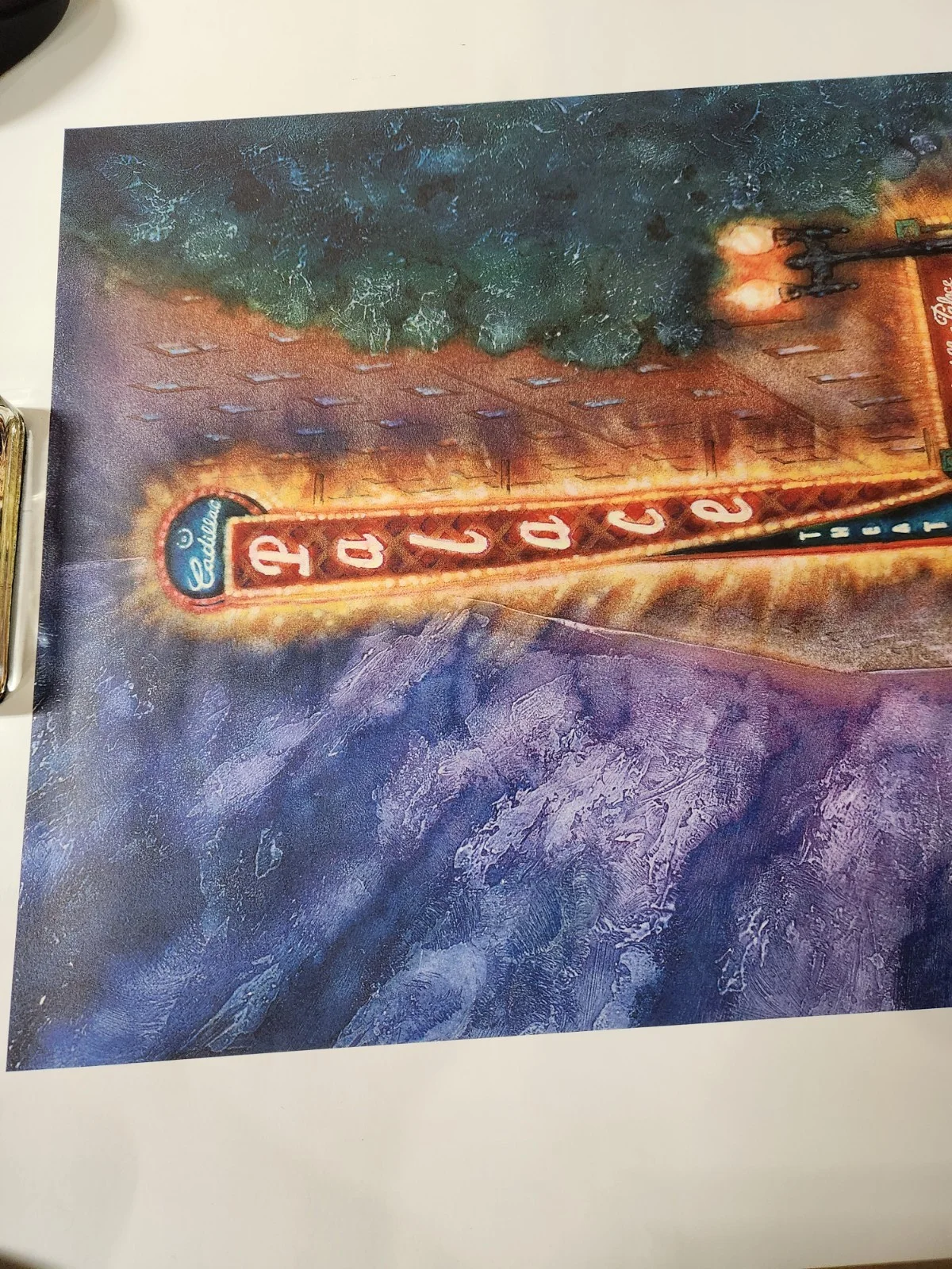 john hanley — John Hanley Signed Cadillac Palace Theatre Art Print Disney Lion King Chicago, изображение 5