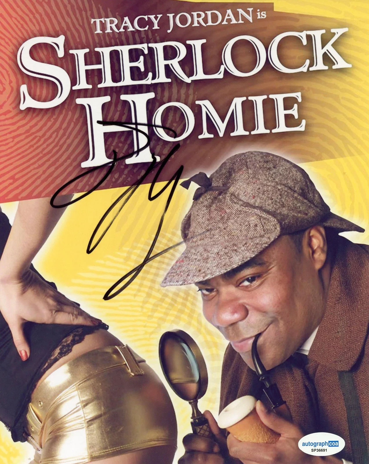 Tracy Morgan — Tracy Morgan "30 Rock" AUTOGRAPH Signed 'Sherlock Homie' 8x10 Photo ACOA, изображение 2