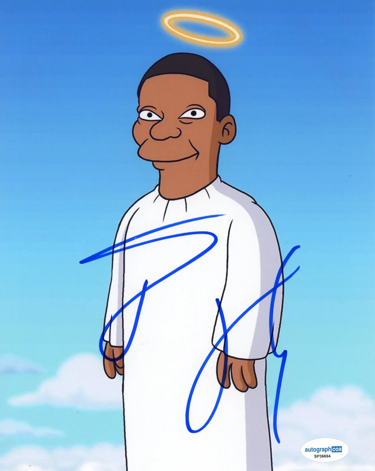 Tracy Morgan — Tracy Morgan "The Simpsons" AUTOGRAPH Signed Autographed 8x10 Photo ACOA, image 2