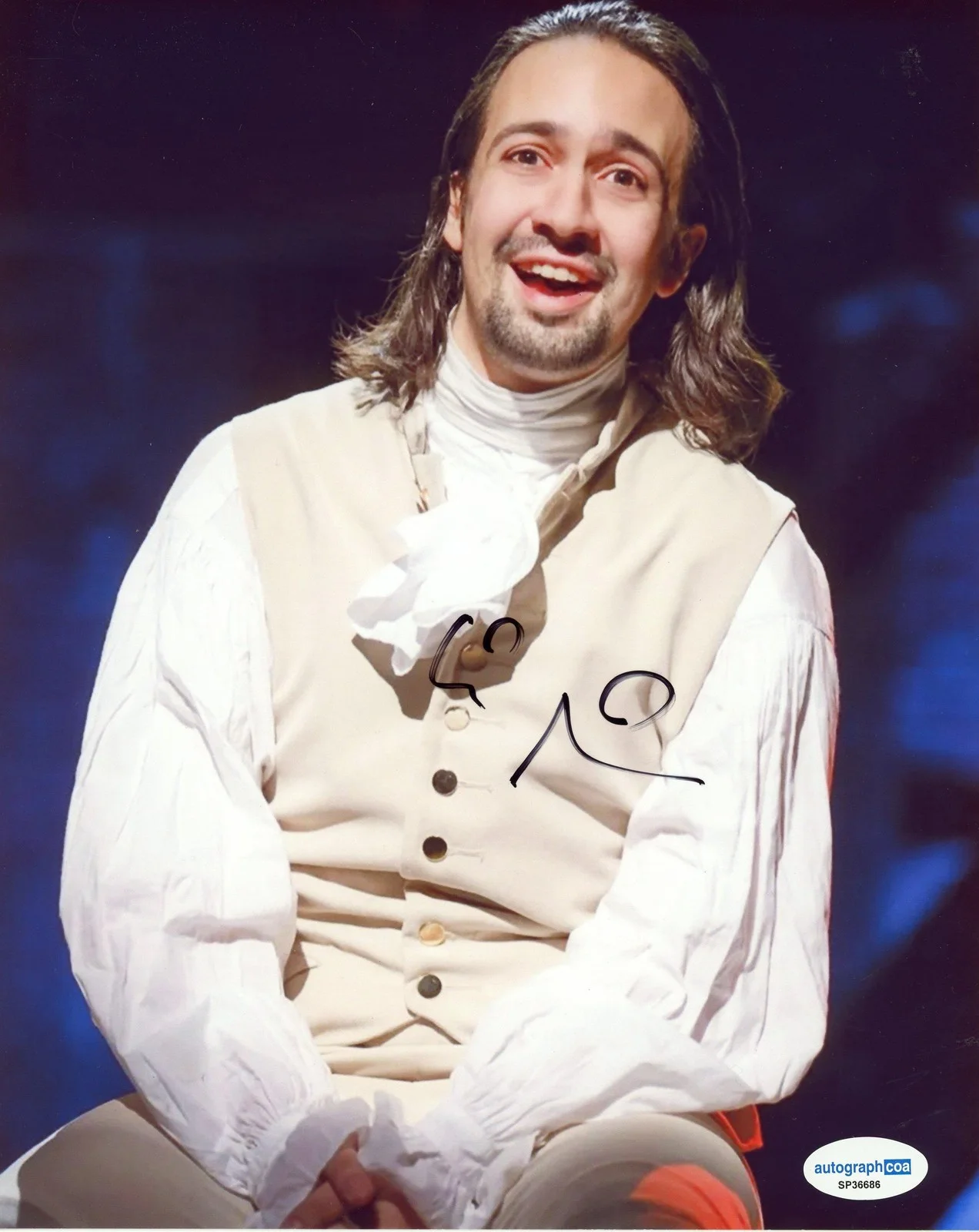 Lin-Manuel Miranda — Lin-Manuel Miranda "Hamilton" AUTOGRAPH Signed 'Alexander' 8x10 Photo D ACOA, image 2