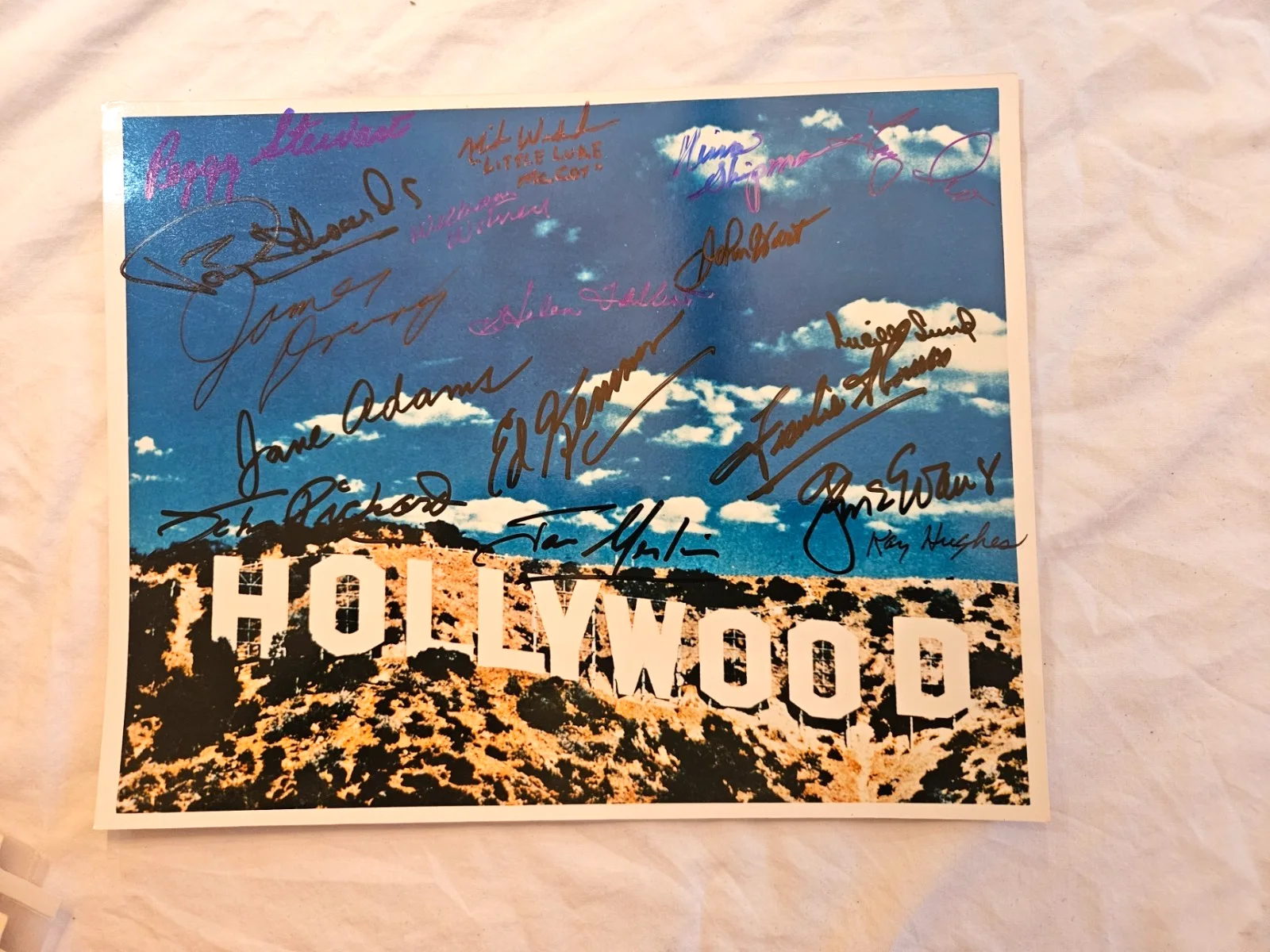 Vintage Western Film Actor 17 X SIGNED - HOLLYWOOD 8x10 photo, изображение 2