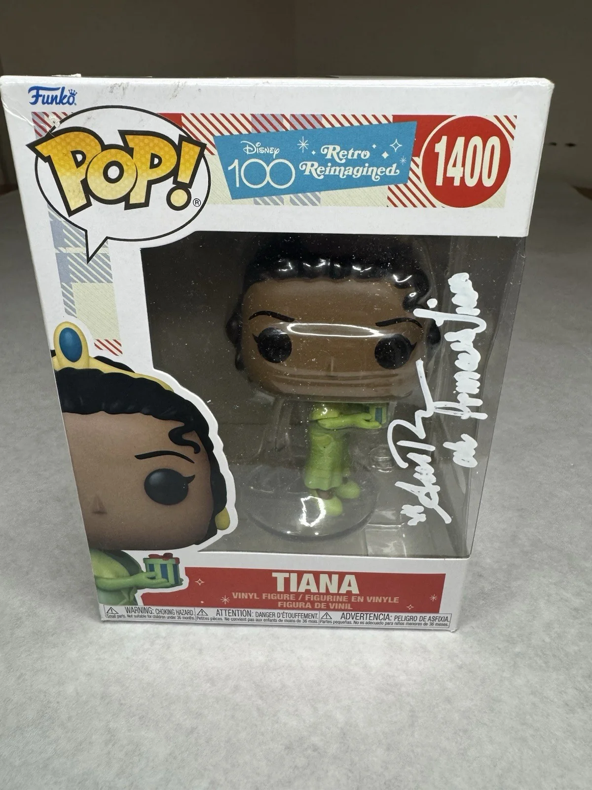 Anika Noni Rose — Anika Noni Rose Signed Tiana Funko Pop Disney 100 #1400 Autograph COA