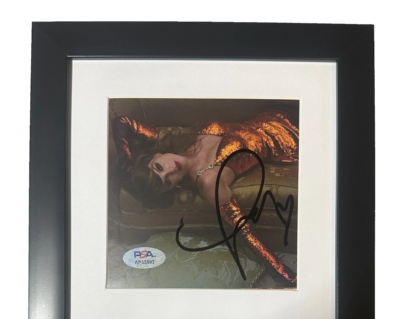 Taylor Swift Signed Photo + CD PSA DNA Authenticated Framed Collectible, image 5