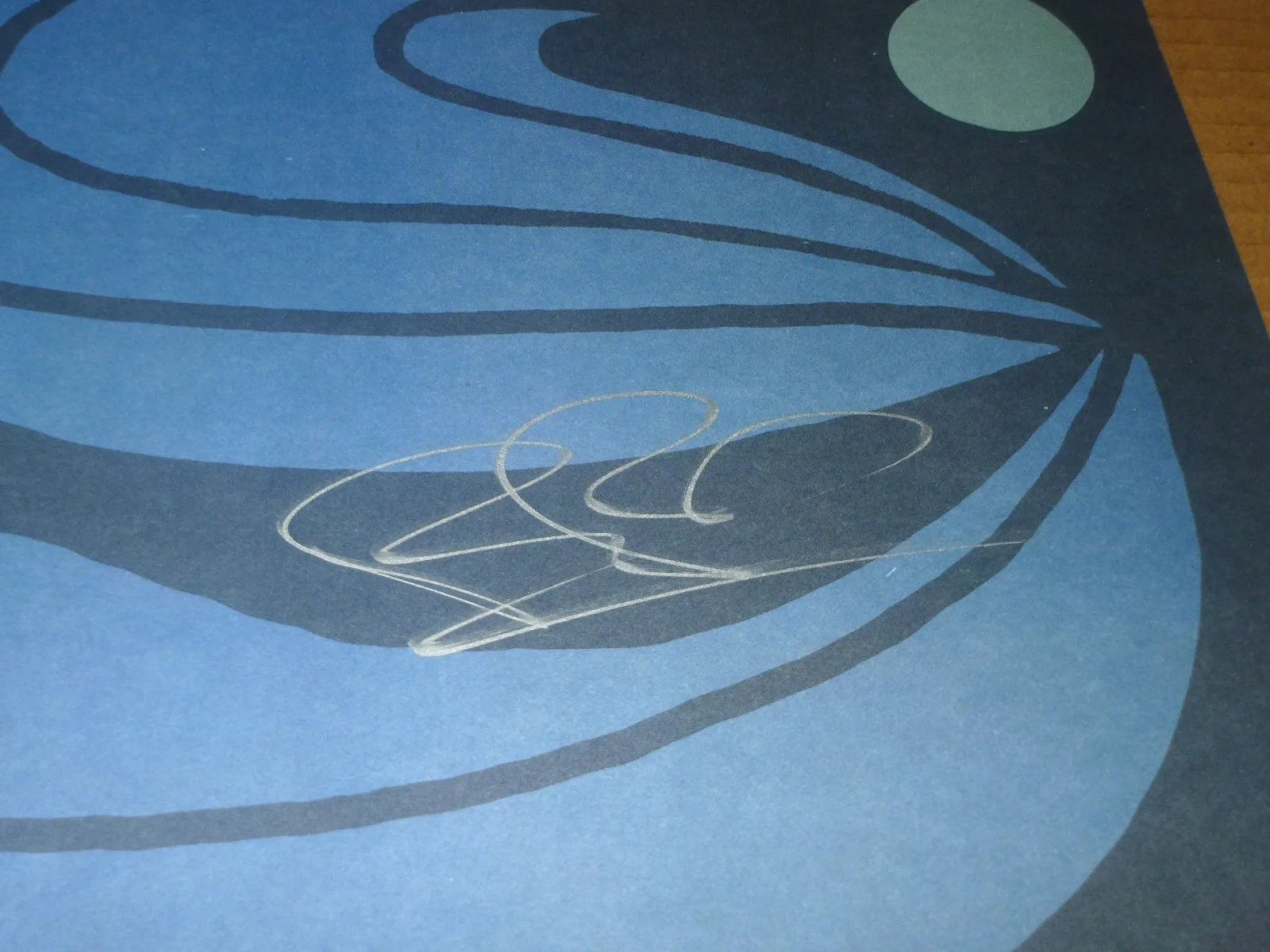 Fleet Foxes AUTOGRAPHED print SIGNED years of shore ROBIN PECKNOLD, изображение 2