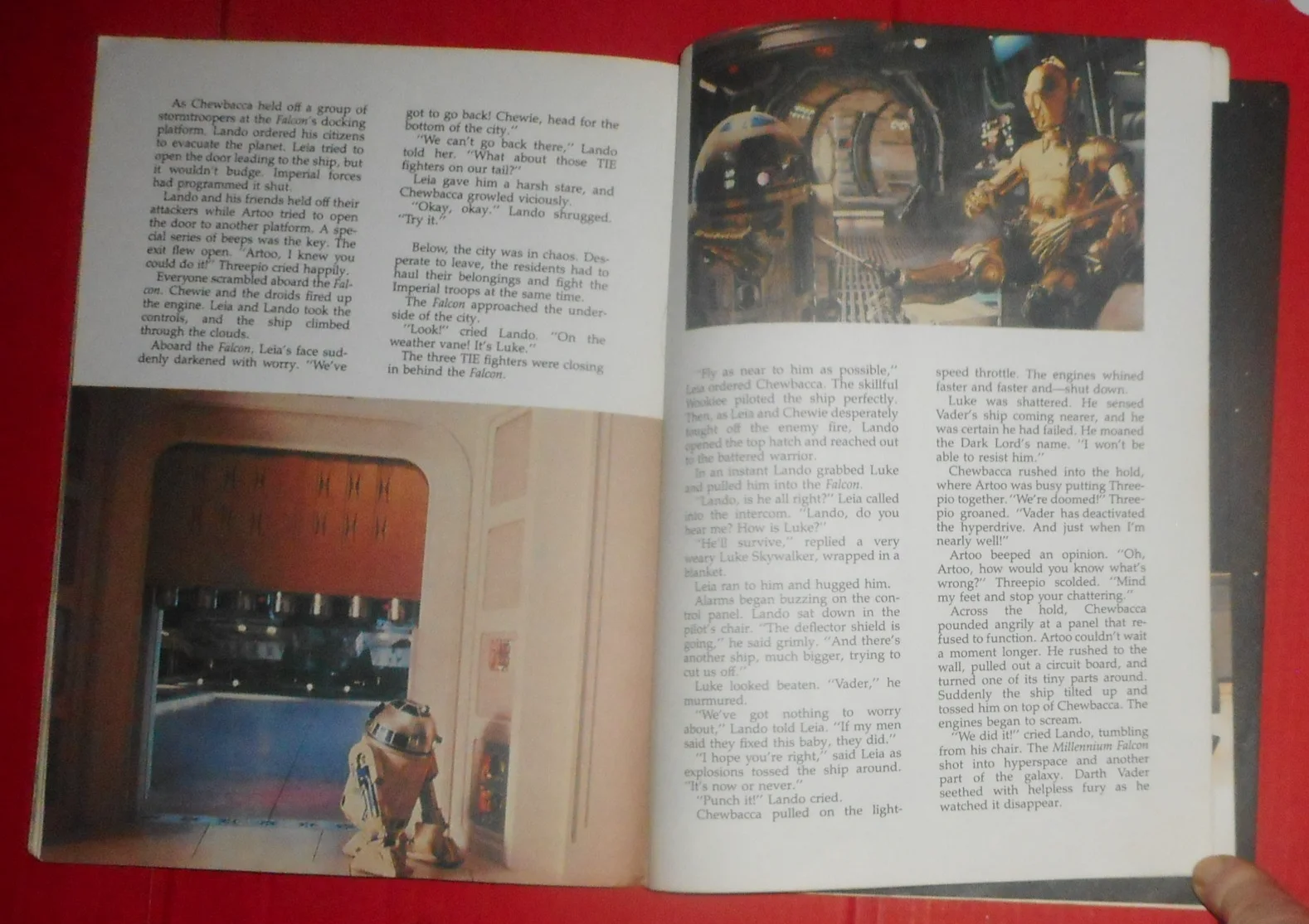 STAR WARS , THE EMPIRE STRIKES BACK STORYBOOK , 1980 , FULL COLOUR PHOTOGRAPHS, изображение 3