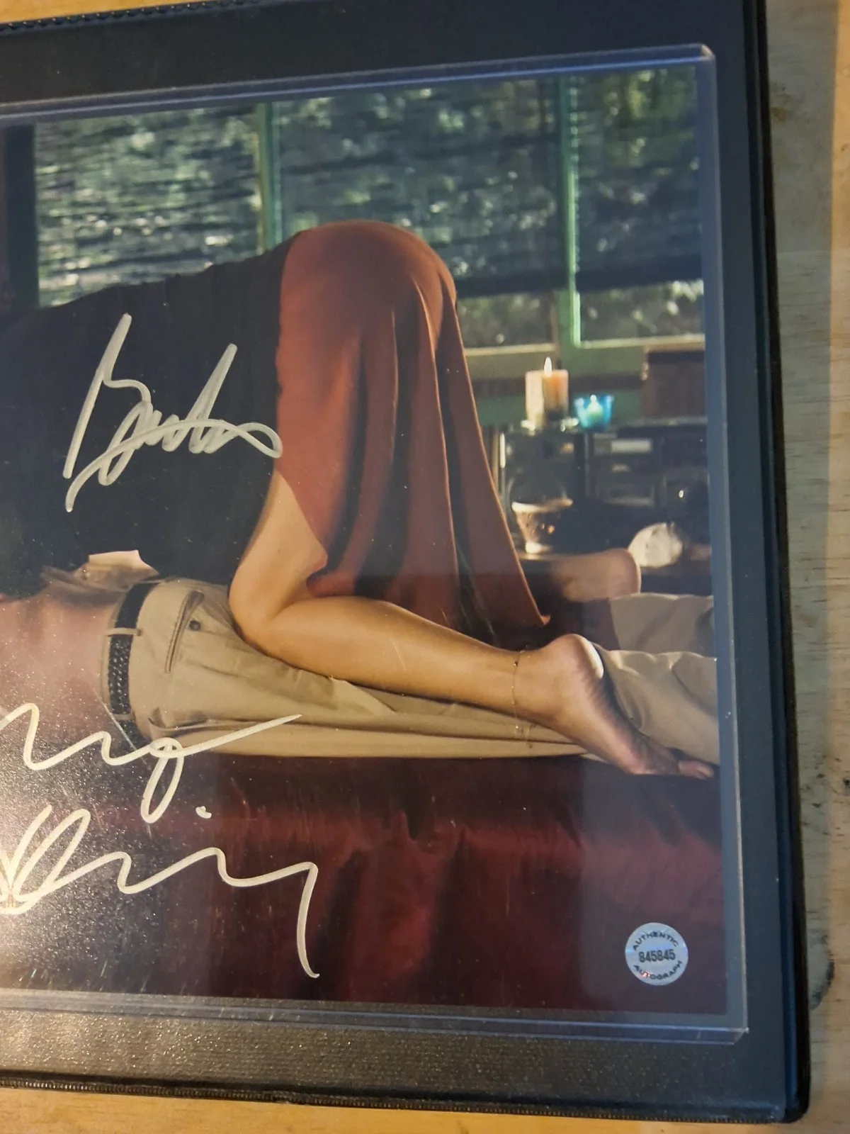 Rare signing Barbara Streisand Robert De niro COA #845845 WITH PROTECTIVE SLEEVE, изображение 3