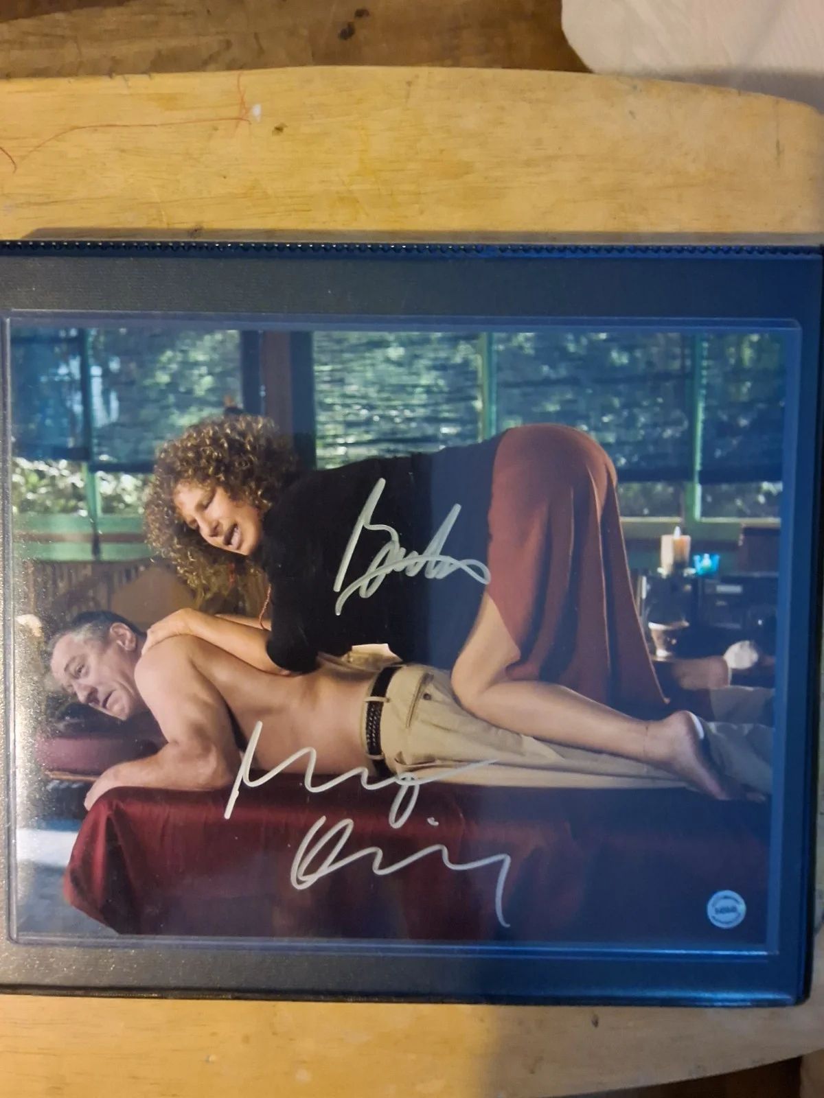 Rare signing Barbara Streisand Robert De niro COA #845845 WITH PROTECTIVE SLEEVE, изображение 4