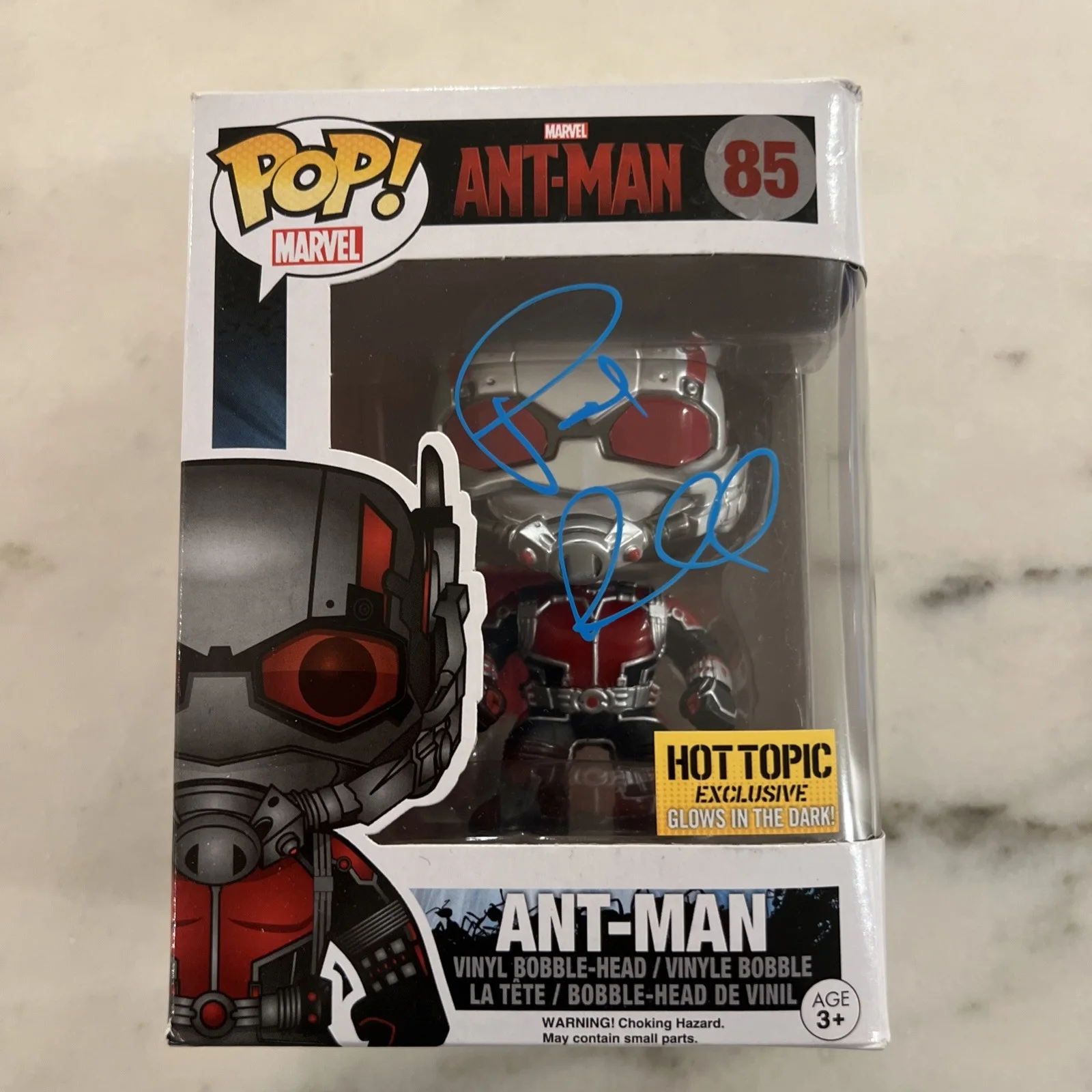Paul Rudd — Paul Rudd Signed Ant-Man Funko (#85 Glow-In-The-Dark), image 2