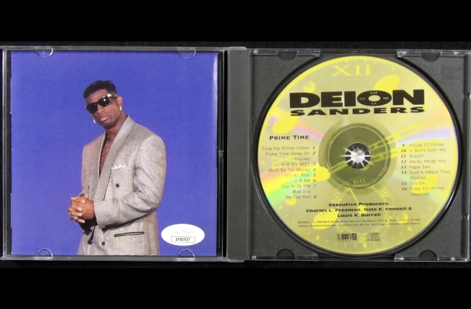 Deion Sanders Signed Prime Time CD & Booklet JSA Authenticated, image 2