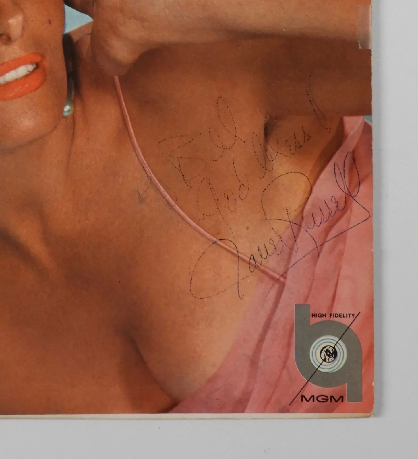 Jane Russell Signed JSA Autograph Vinyl Record Album, image 2