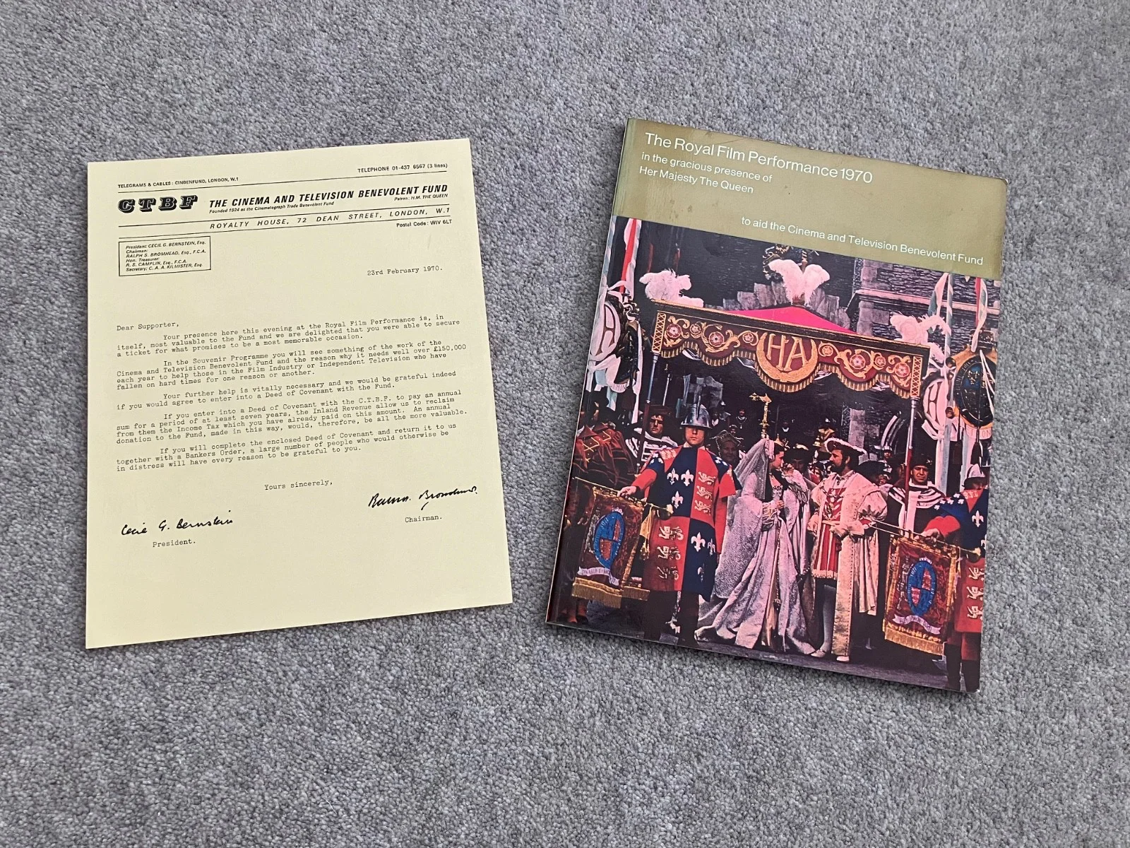 Anne of the Thousand Days Royal Film Performance 1970 Brochure Programme London, изображение 2
