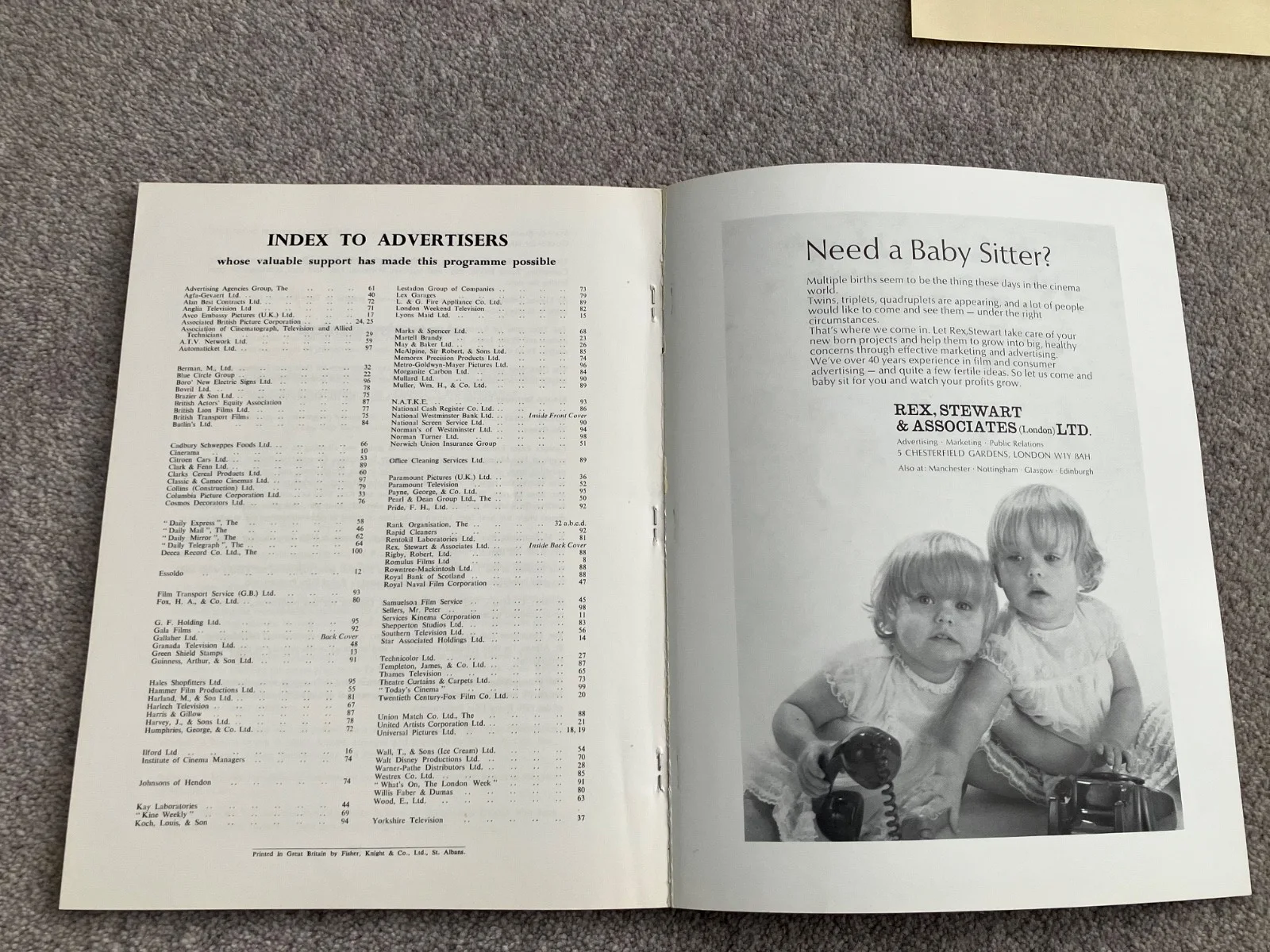 Anne of the Thousand Days Royal Film Performance 1970 Brochure Programme London, изображение 5
