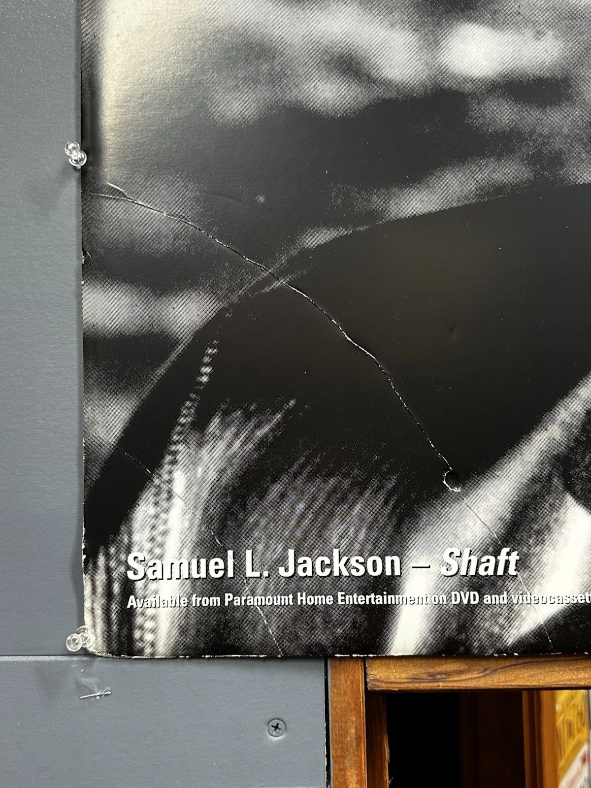 Samuel L Jackson — Large Samuel L Jackson Shaft Autographed Signed Promo Poster, image 3