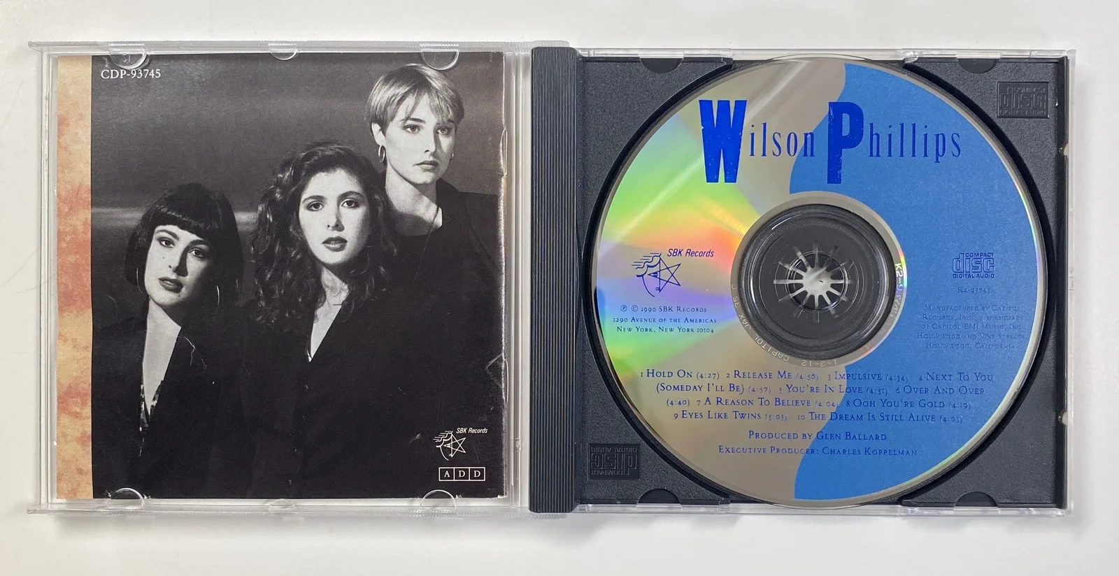Wilson Phillips Signed CD Debut Album - All 3 Members - JSA COA, image 4