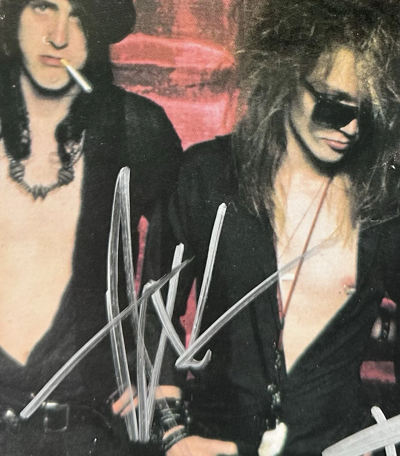 Guns N Roses Signed Vinyl Adler Duff Axl Izzy Slash Autographed Album Import Dr., изображение 2