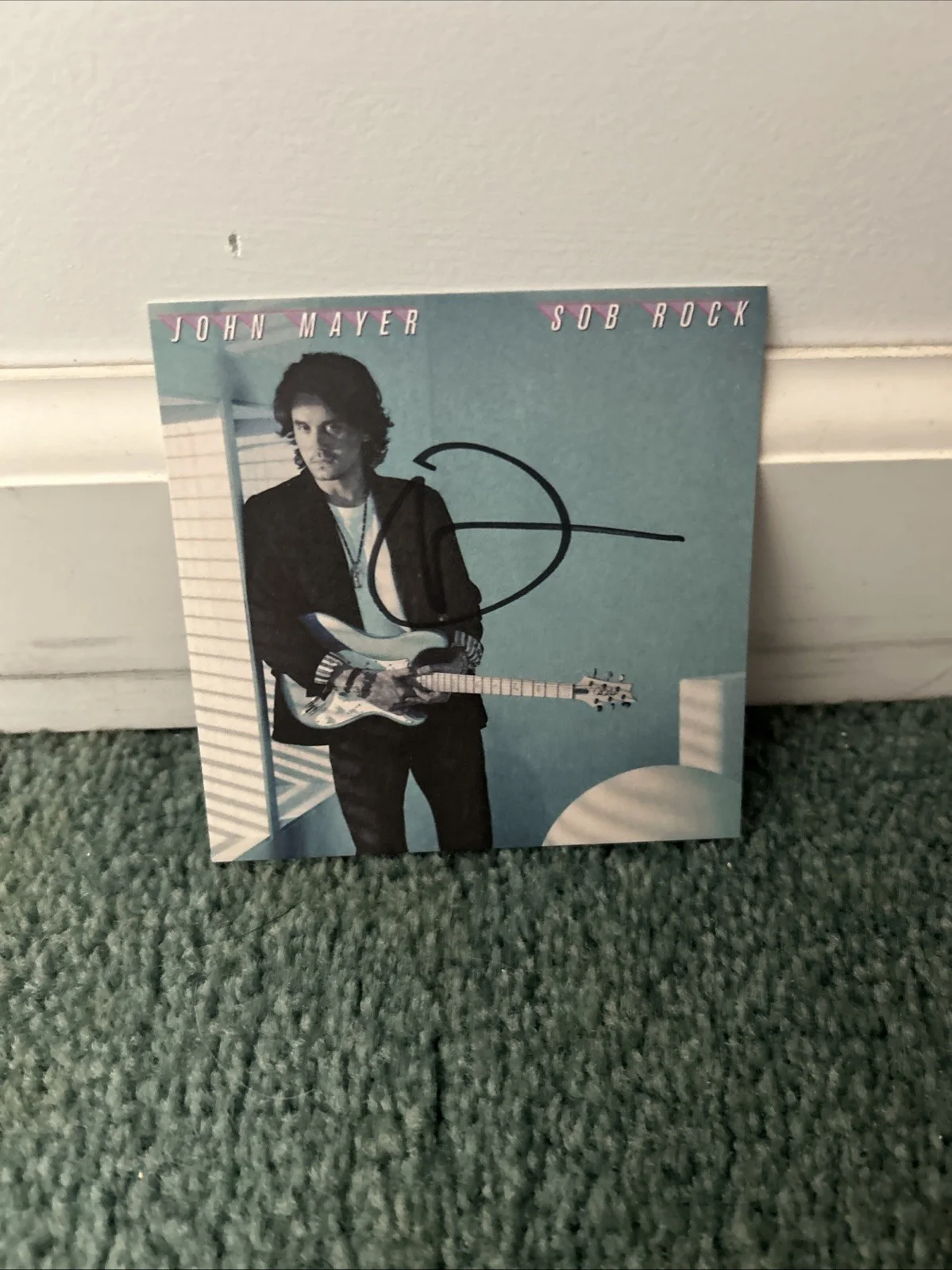 John Mayer Autographed " SOB Rock " 4x4 CD Insert ~ 2021 New Signed Authentic, image 4