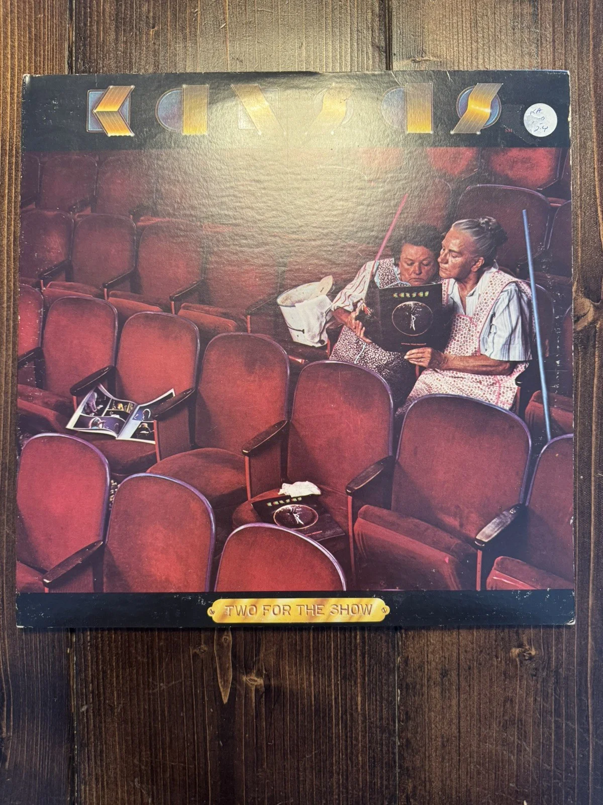 JSA: Kansas "Two For The Show" Vinyl - Autographed/Signed by 7, image 2