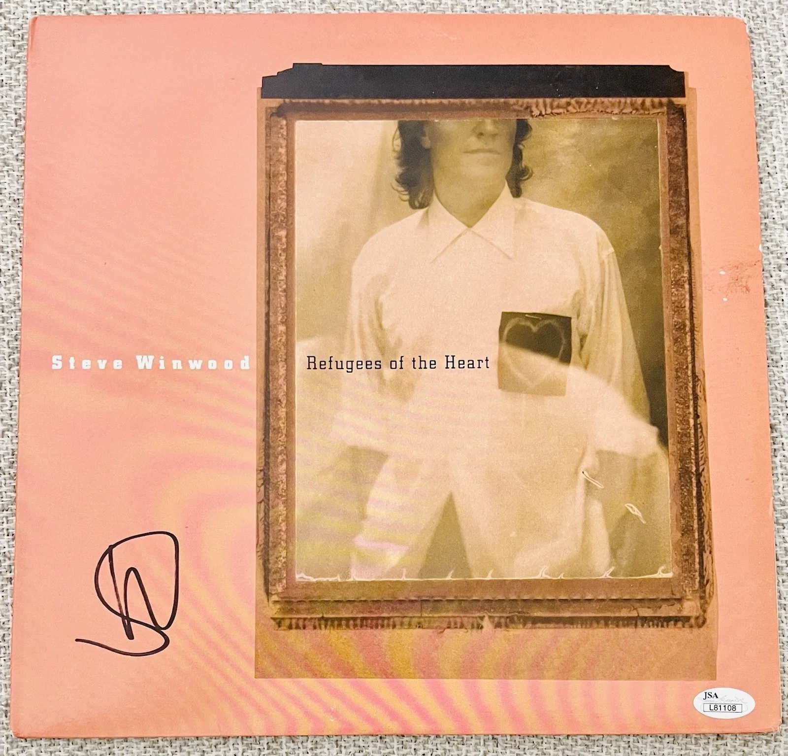 Steve Winwood Signed Record Album Autograph JSA, image 2