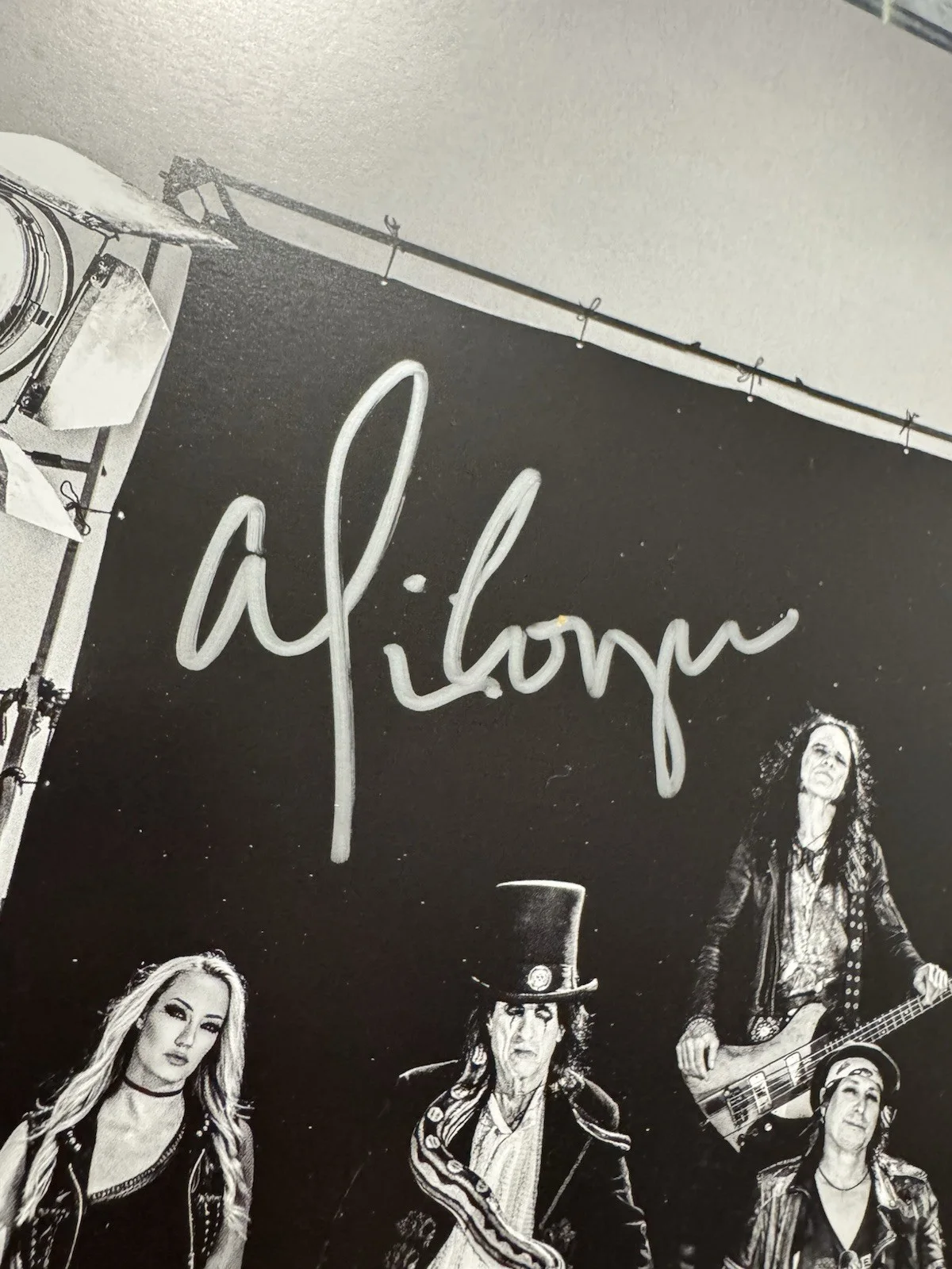 Alice Cooper Road Orange Marbled Vinyl with Signed Insert & DVD - NEW!, image 4