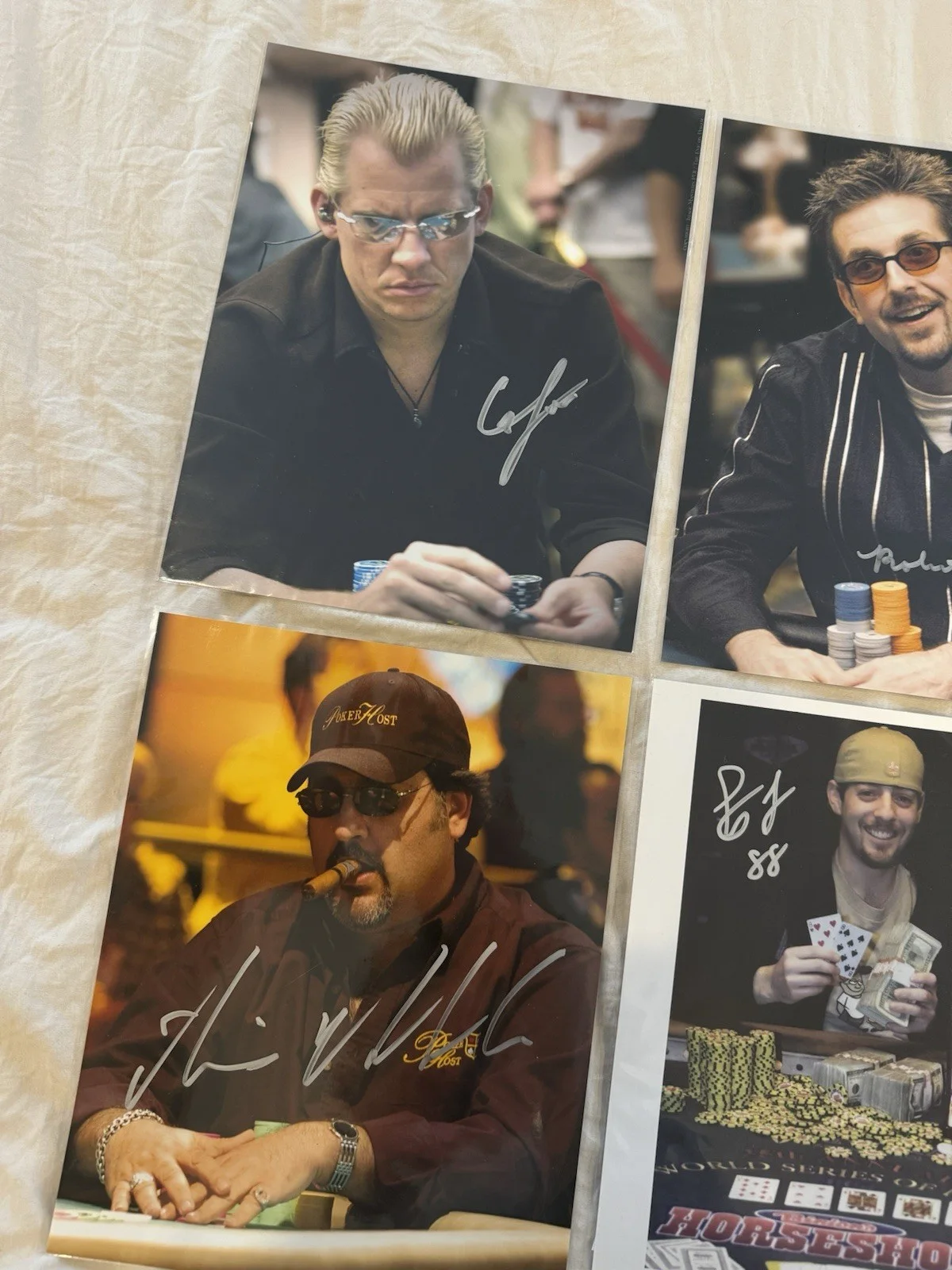 Scott Fischman C Jett Amir Vahedi Rob Williamson III Poker Signed 8x10 Lot 4 COA, изображение 4