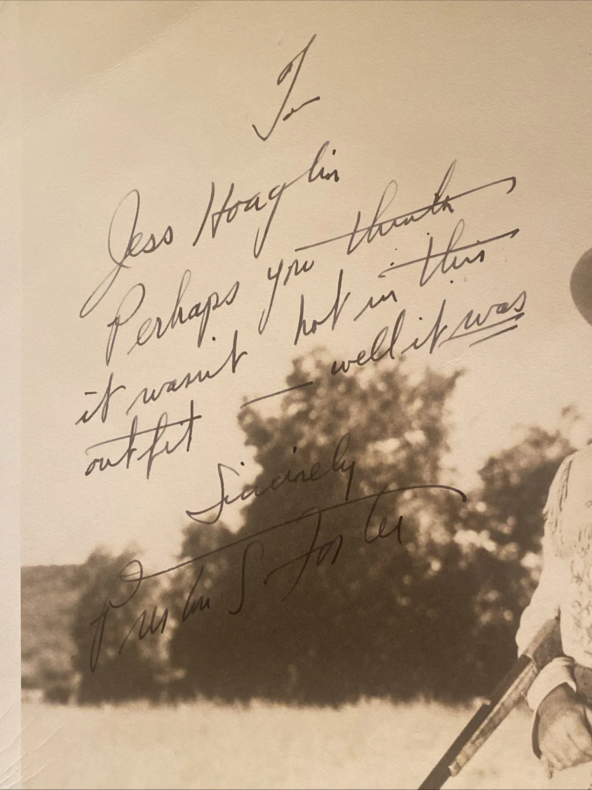 Preston Foster — Preston Foster - 1940s B&W Western Photo 11”x14” Signed Inscribed NICE!, изображение 4
