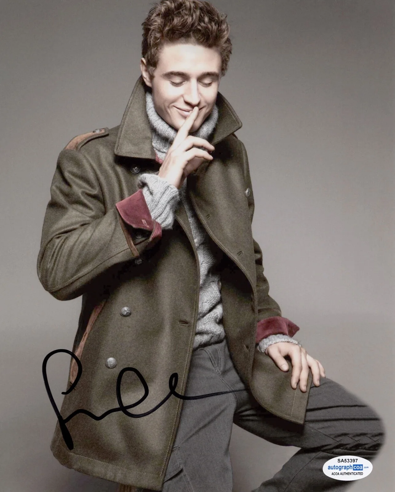 SAM CLAFLIN — Sam Claflin signed 8x10 Photo g Proof HUNGER GAMES Daisy Jones & The Six ACOA, image 3