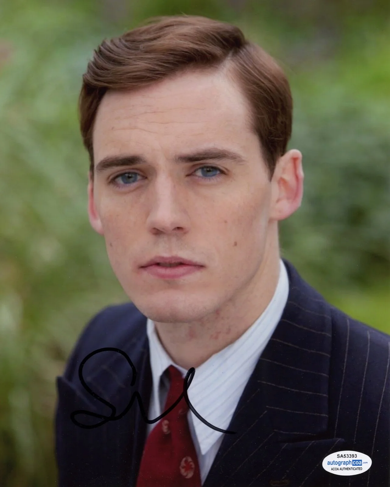 SAM CLAFLIN — Sam Claflin signed 8x10 Photo d Proof HUNGER GAMES Daisy Jones & The Six ACOA, image 3