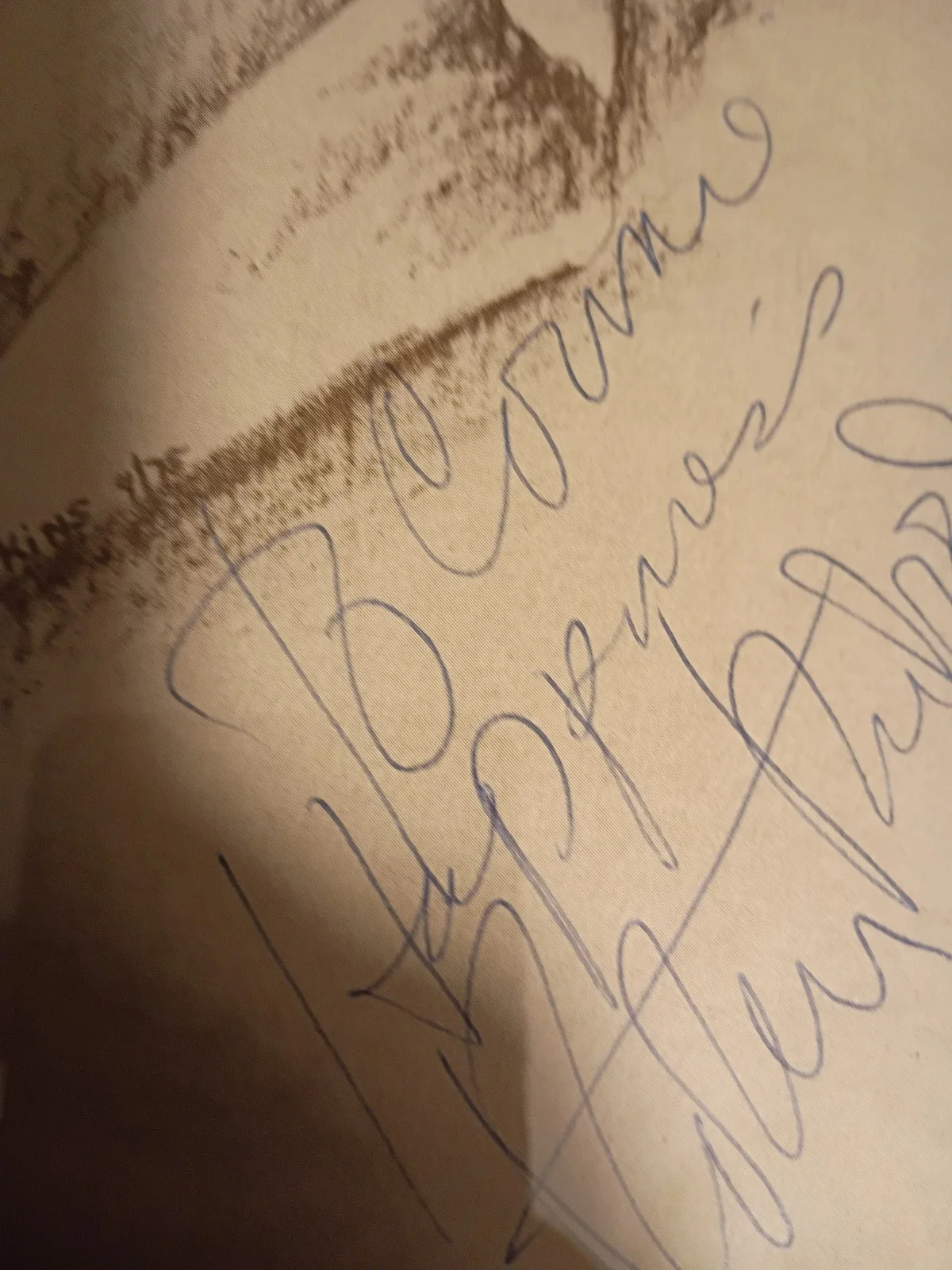 Autograph Robert Redford signed M. Tompkins 4/75 — Robert Redford Autographed Sketch Artist M. Tompkins 4/75 @1976. R E A D, изображение 4