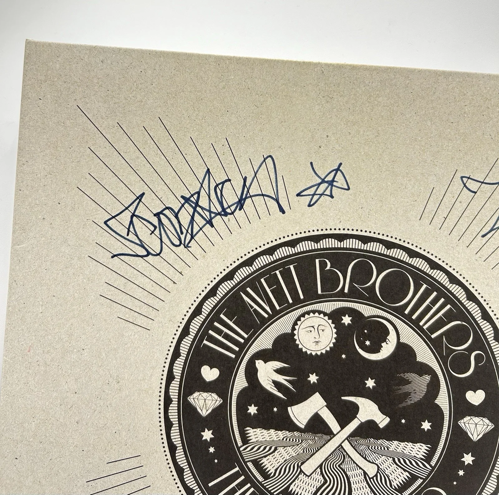The Avett Brothers Signed The Carpenter Vinyl Scott Seth Joe Signed PSA/DNA, image 2