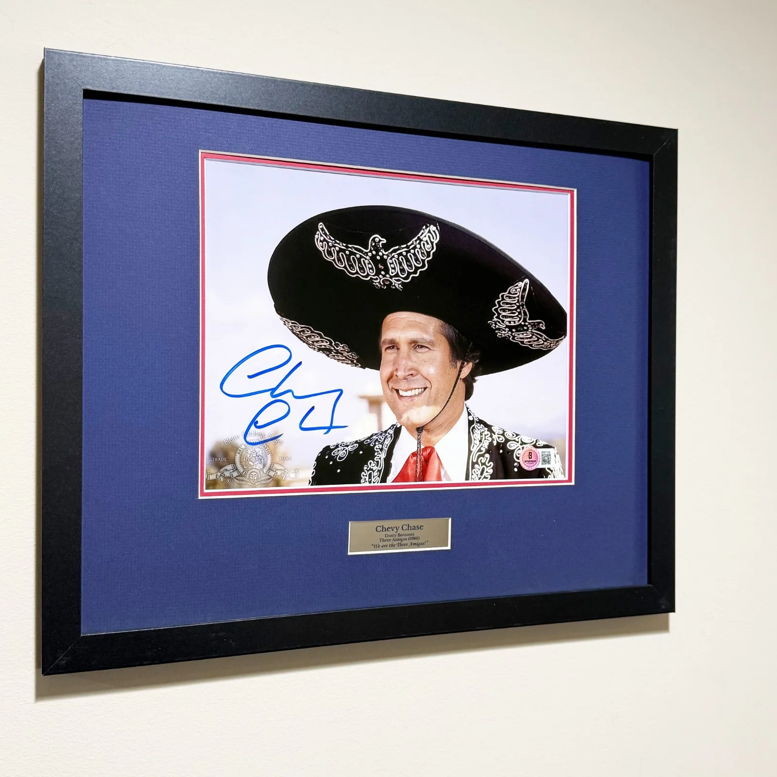 Chevy Chase — CHEVY CHASE SIGNED THREE AMIGOS PHOTO | BAS AUTHENTICATED, image 4