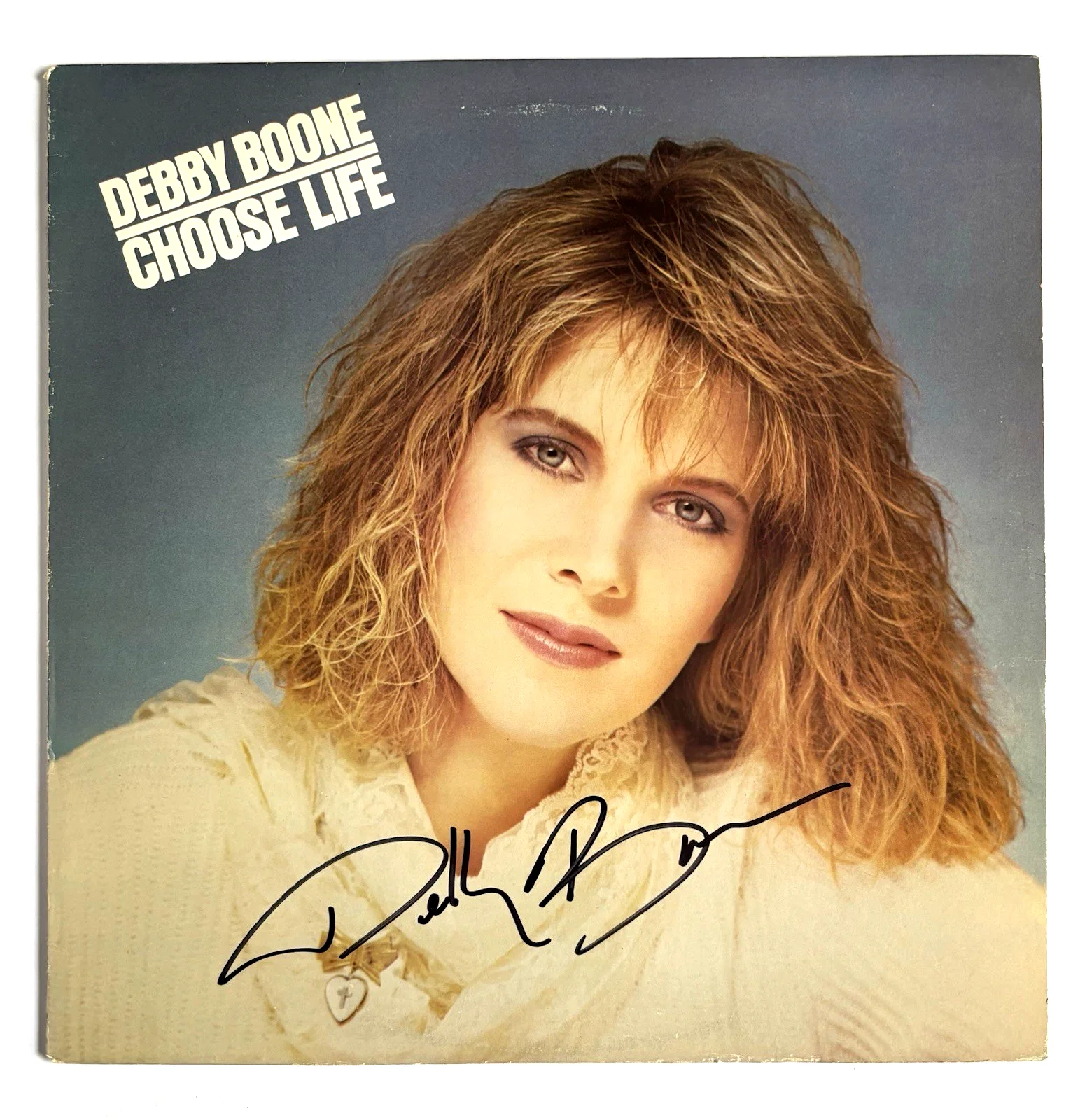 DEBBY BOONE Signed CHOOSE LIFE Vinyl LP PSA DNA COA You Light Up My Life PAT, изображение 2
