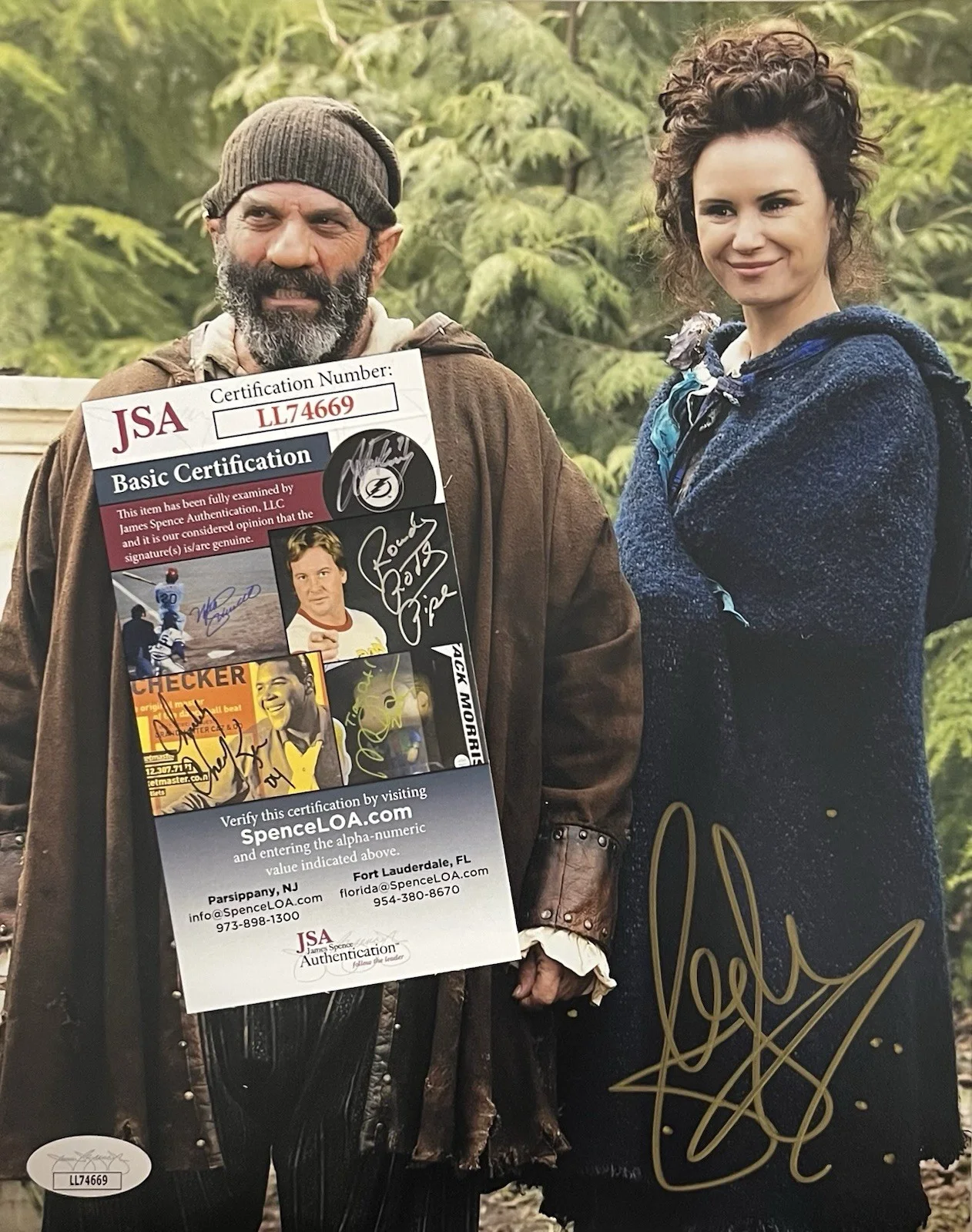 Keegan Connor Tracy — Keegan Connor Tracy Signed Blue Fairie From Once Upon A Time 8x10 Photo JSA COA, image 3
