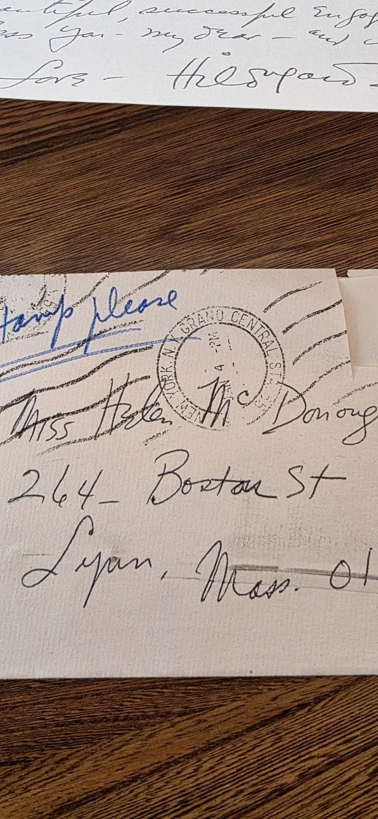 Hildegarde — HILDEGARDE - AUTOGRAPH LETTER DOUBLE SIDED, image 2