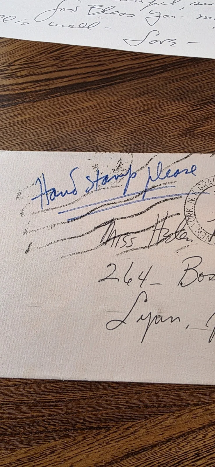 Hildegarde — HILDEGARDE - AUTOGRAPH LETTER DOUBLE SIDED, image 3
