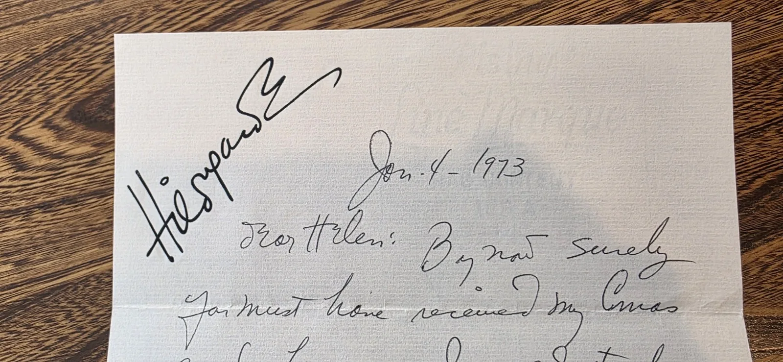 Hildegarde — HILDEGARDE - AUTOGRAPH LETTER DOUBLE SIDED, image 5