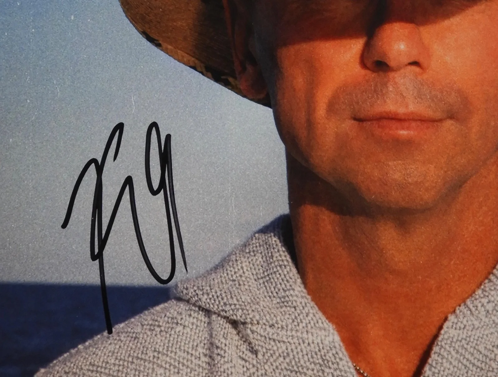 Kenny Chesney JSA Signed Autograph Album Record Vinyl Born, image 2