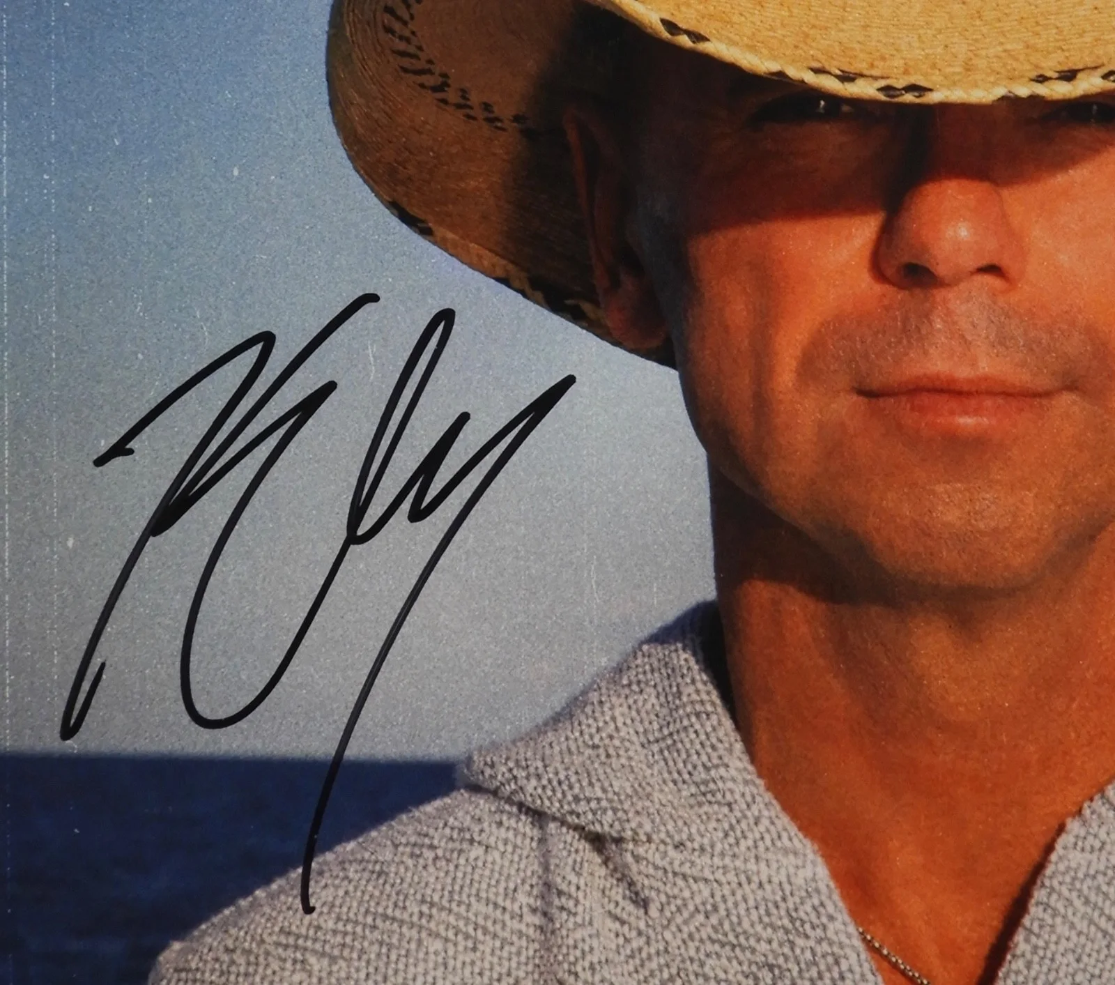 Kenny Chesney JSA Signed Autograph Album Record Vinyl Born, image 2