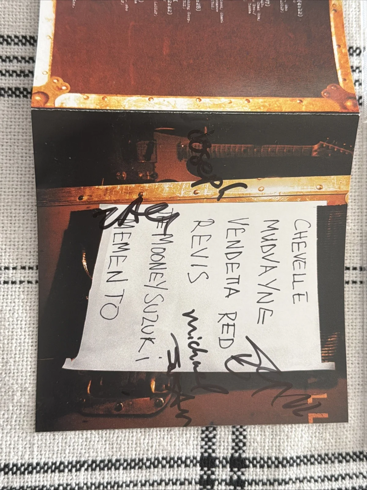 Vendetta Red Signed CD Summer Rocks Autographed by Band, image 5