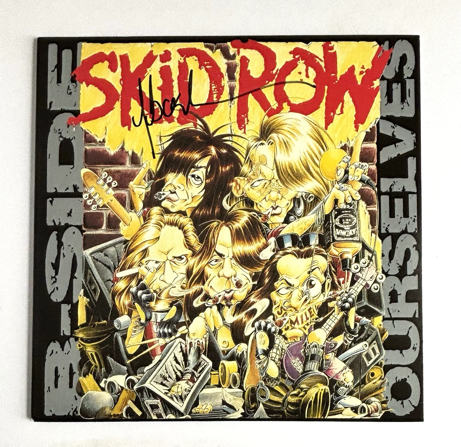 SEBASTIAN BACH Signed SKID ROW B-SIDES NEW LP Vinyl Record Album PSA DNA COA, изображение 2