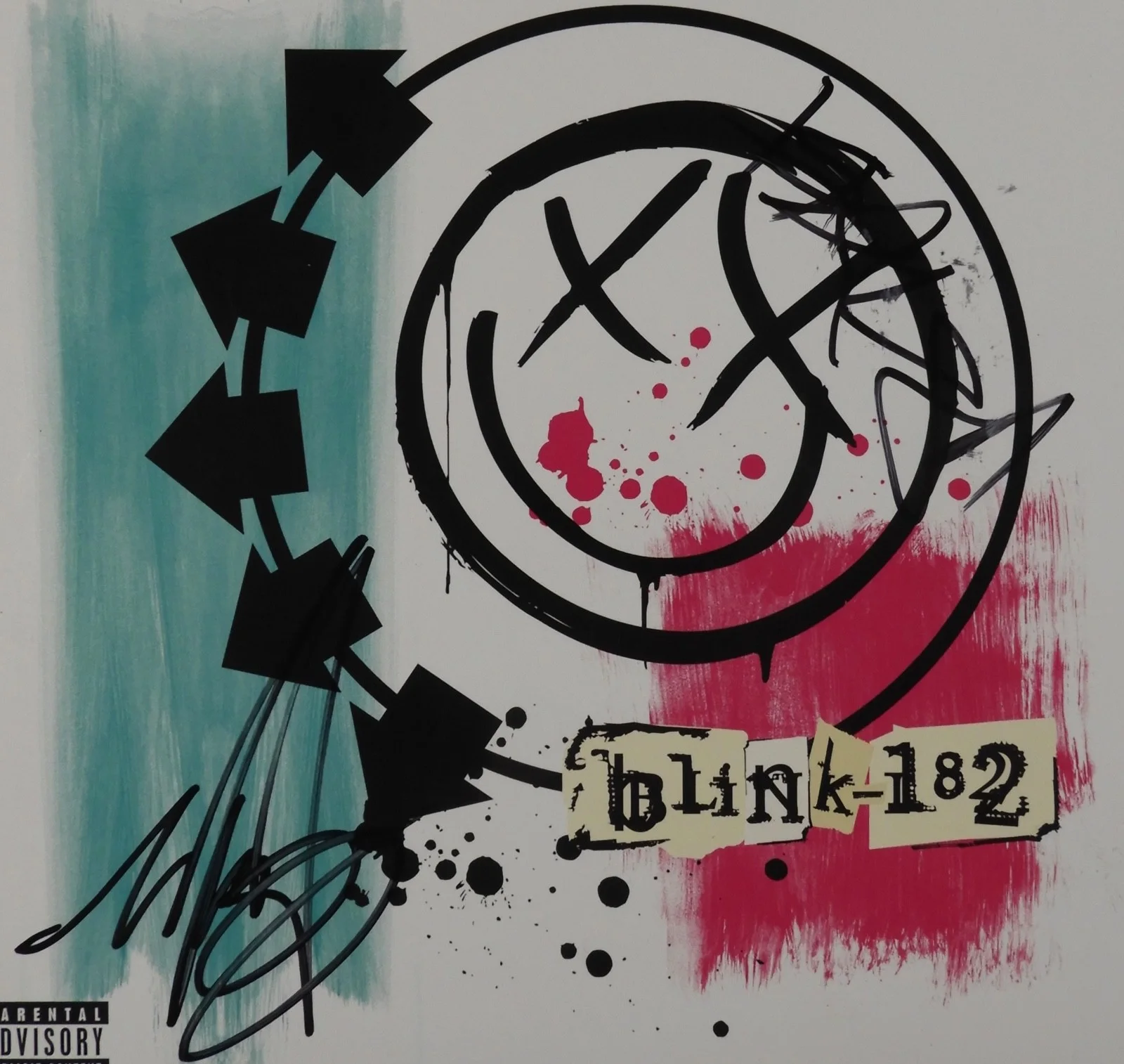 Blink 182 JSA Mark Hoppus Signed Autograph Album Vinyl, image 2