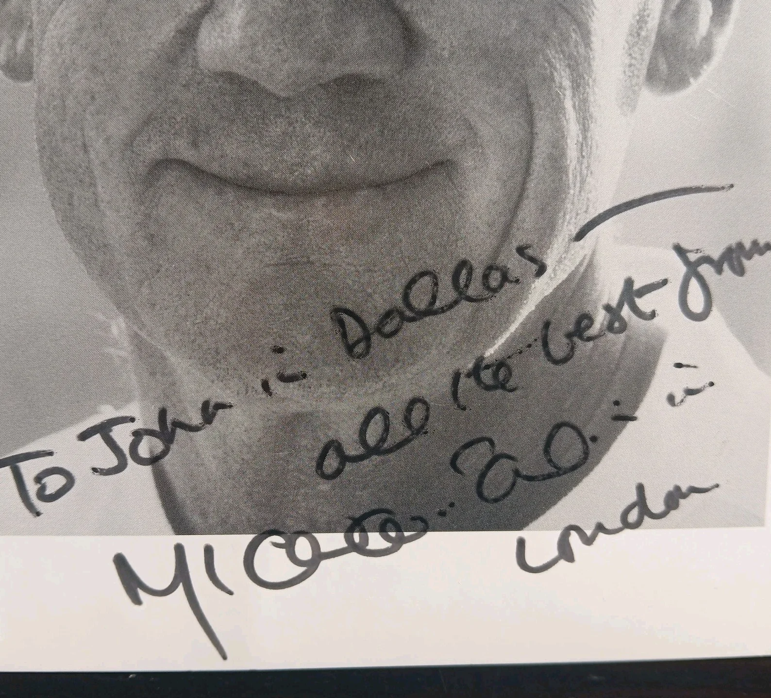 Michael Palin — Michael Palin SIGNED 6x8 Picture 'John' Long Inscription Monty Python Actor, image 4