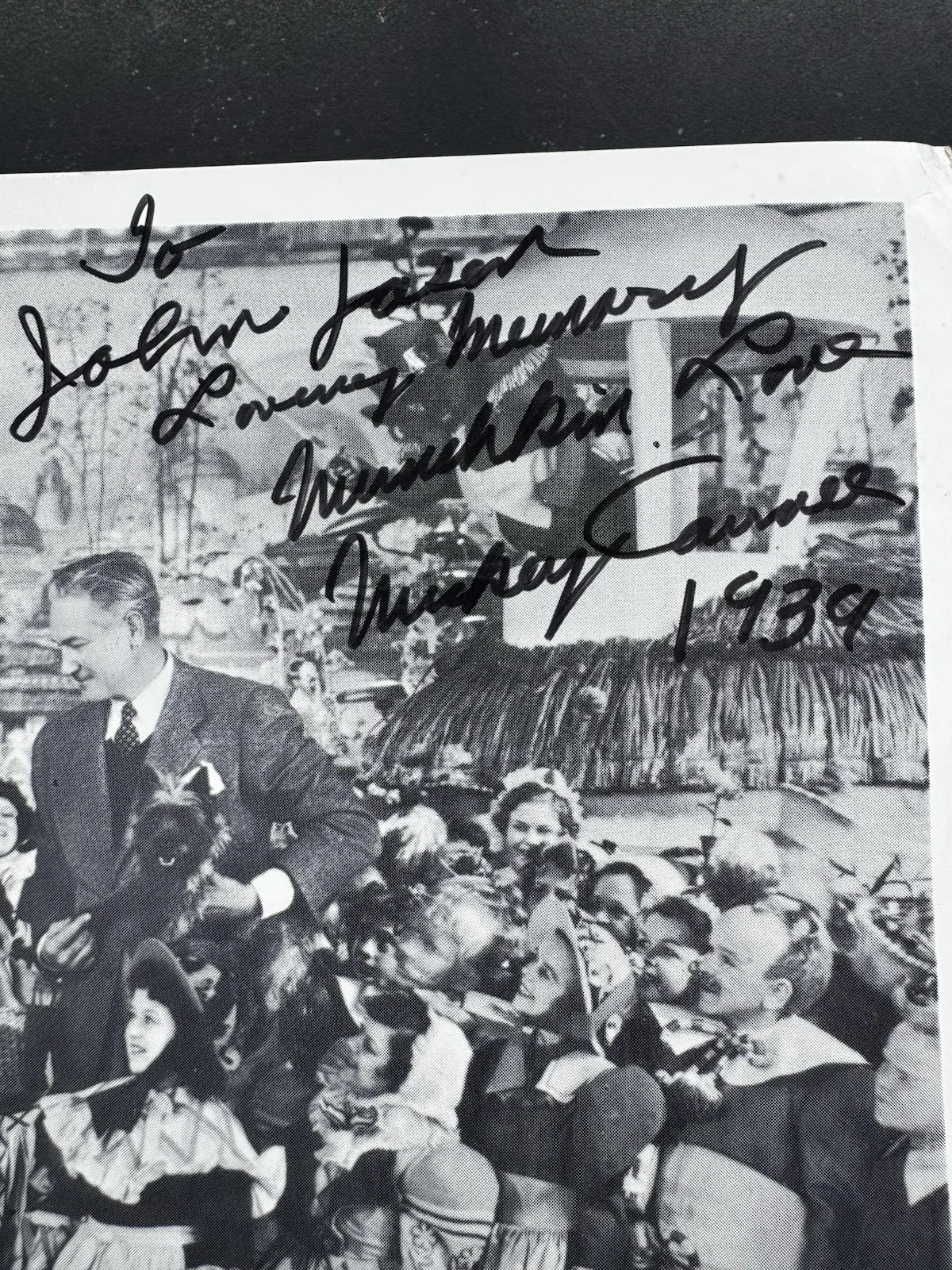 Wizard of Oz Mickey Carroll Signed Photo MGM 50th Anniversary Munchkin Autograph, изображение 2