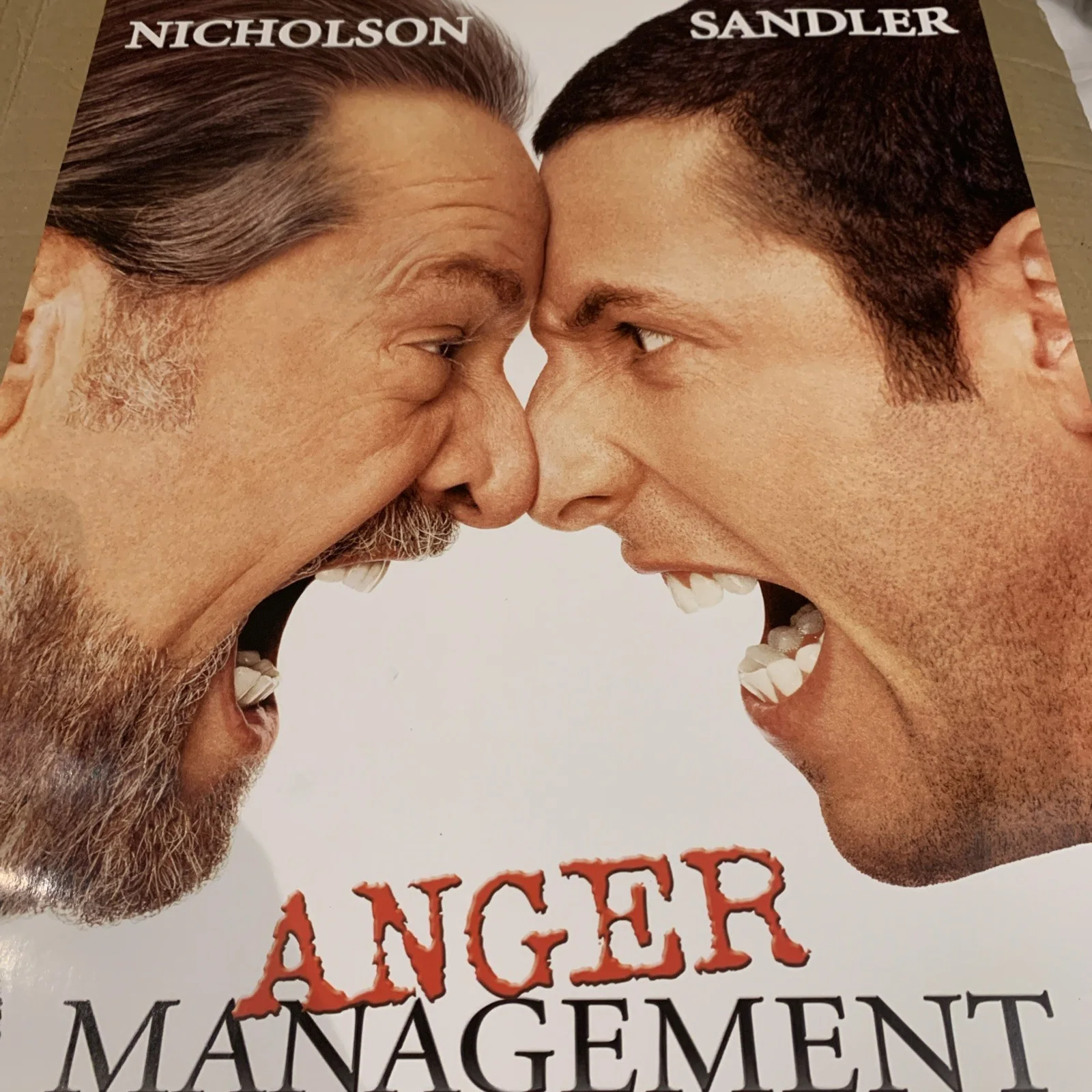 ANGER MANAGEMENT MOVIE POSTER ~ Original Adam Sandler Nicholson, image 2
