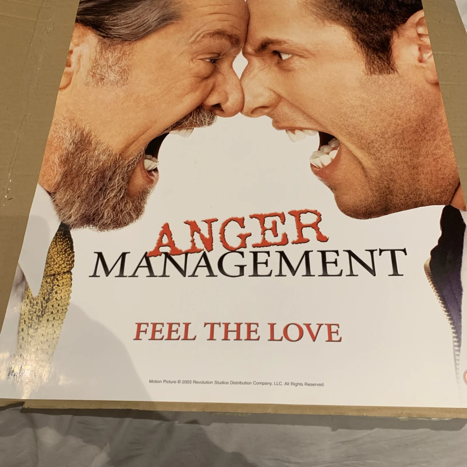ANGER MANAGEMENT MOVIE POSTER ~ Original Adam Sandler Nicholson, image 3