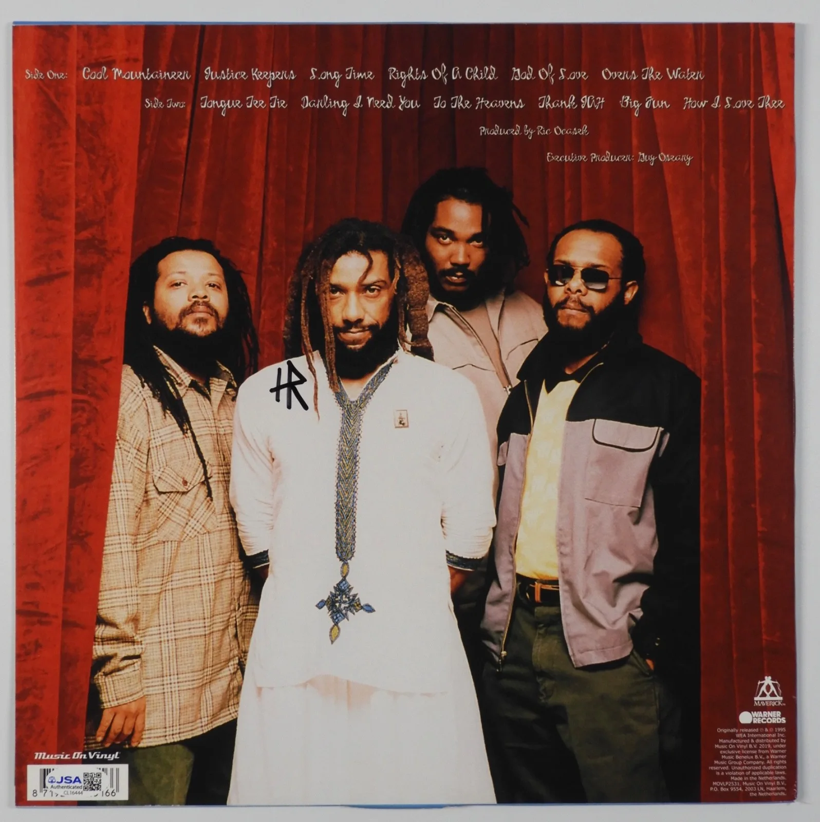 Bad Brains H.R. Signed JSA Autograph Album Vinyl God Of Love HR, изображение 2